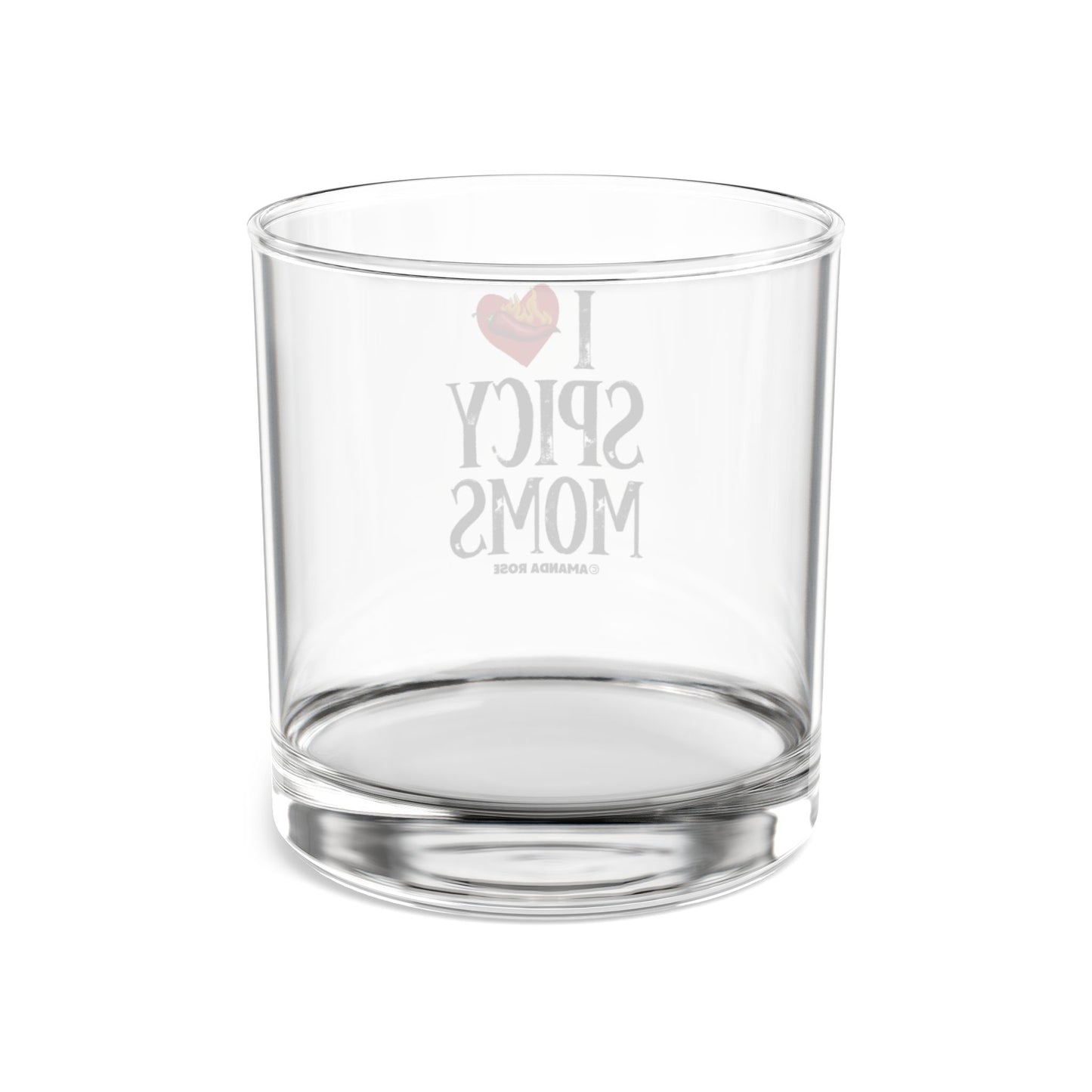 Spicy Moms Rocks Glass, 10oz
