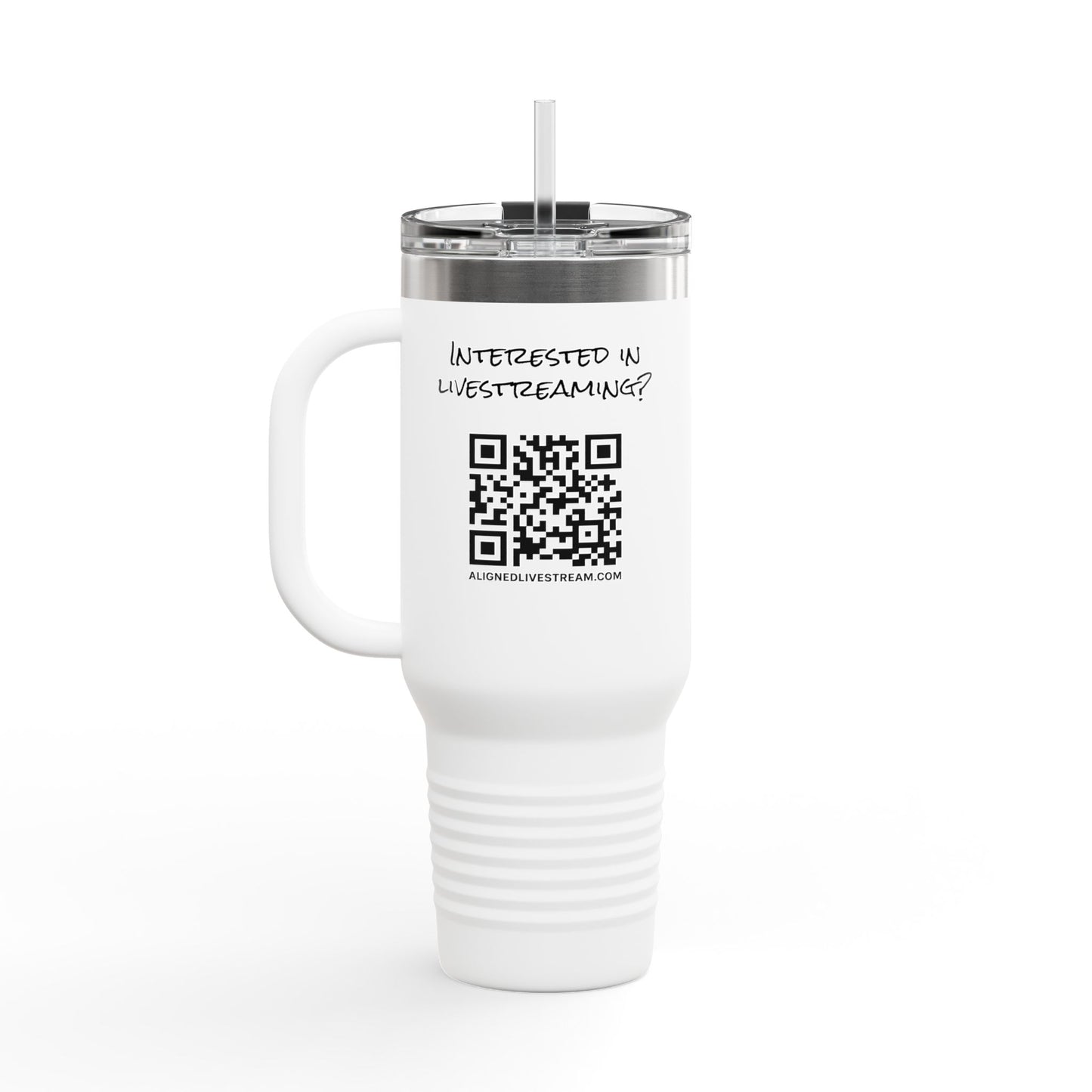 Aligned Livestream Travel Mug, 40oz