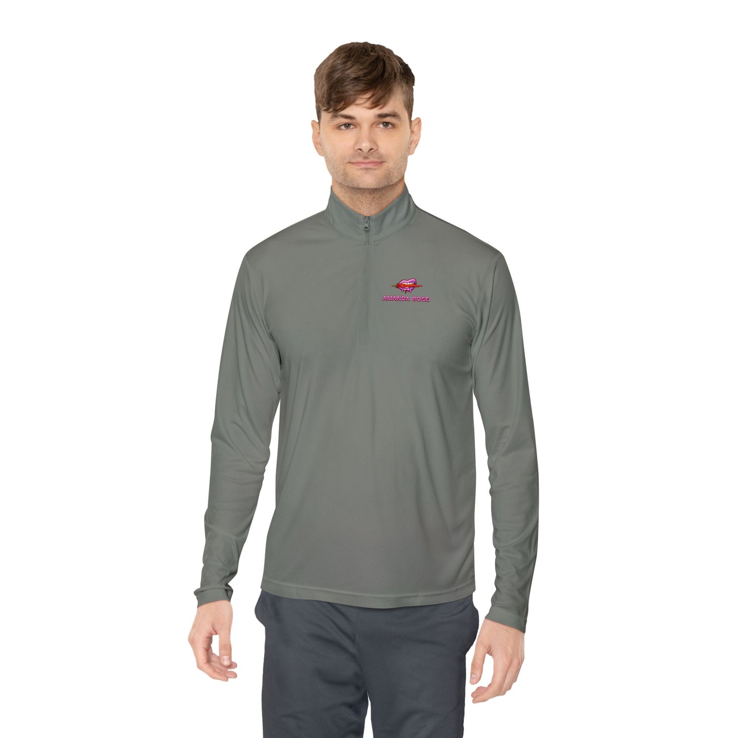 Amanda Rose Unisex Quarter-Zip Pullover