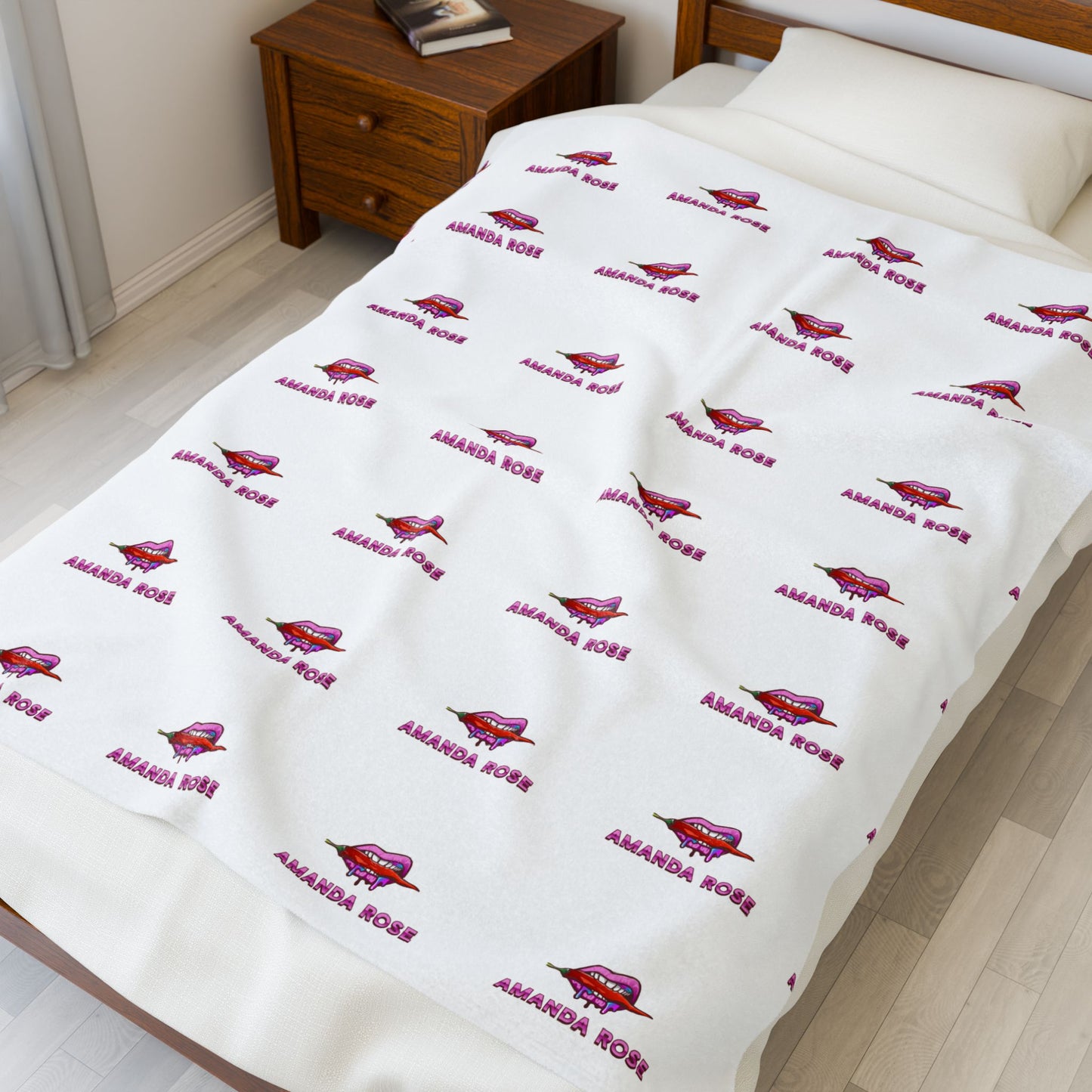 Amanda Rose Plush Blanket