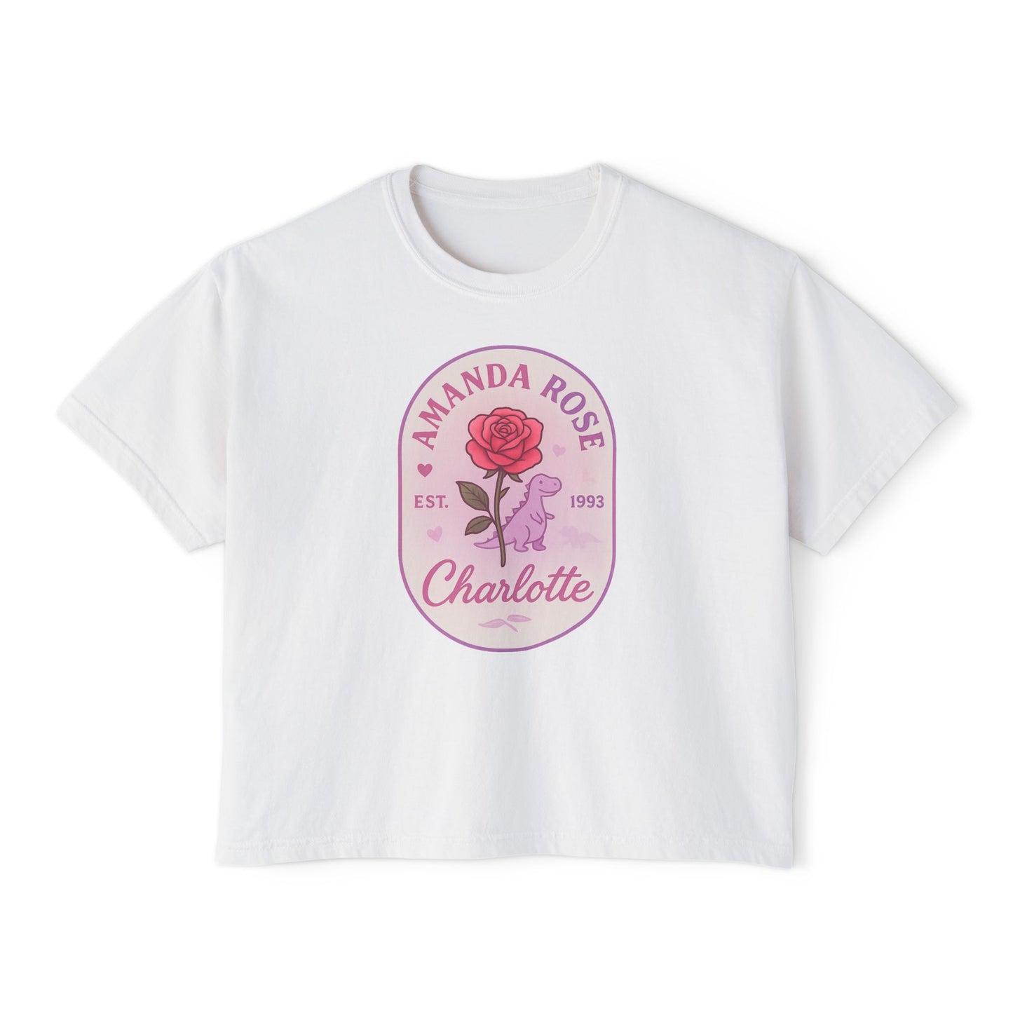 Amanda Rose Women's Boxy Crop Tee