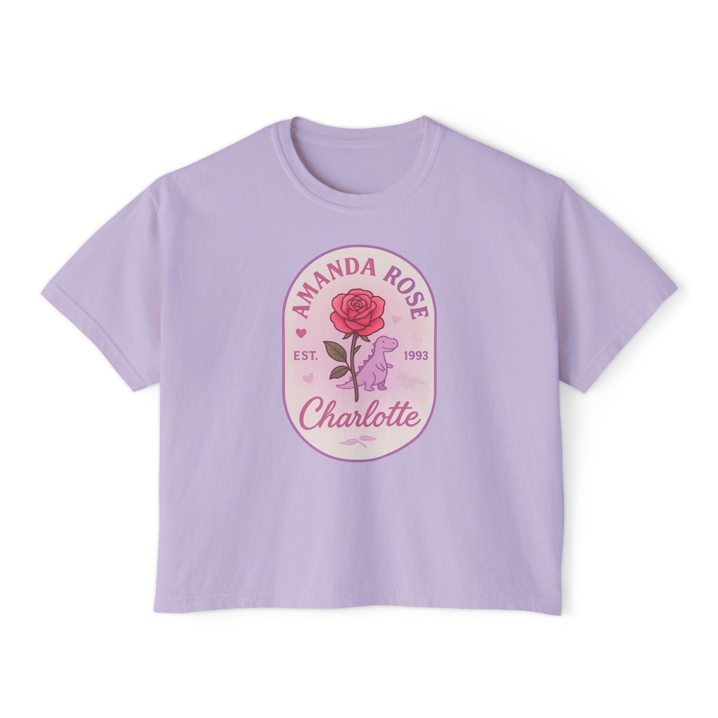 Amanda Rose Women's Boxy Crop Tee