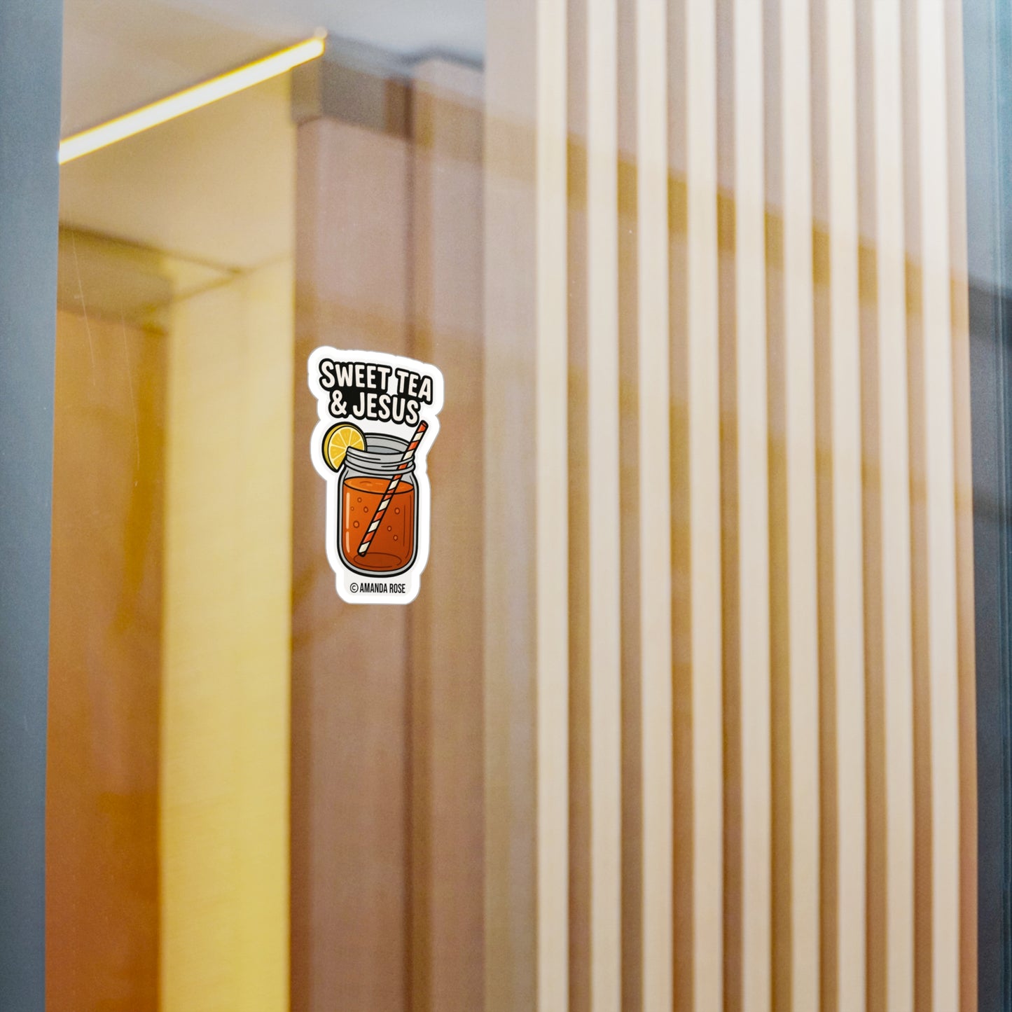 Sweet Tea & Jesus Sticker