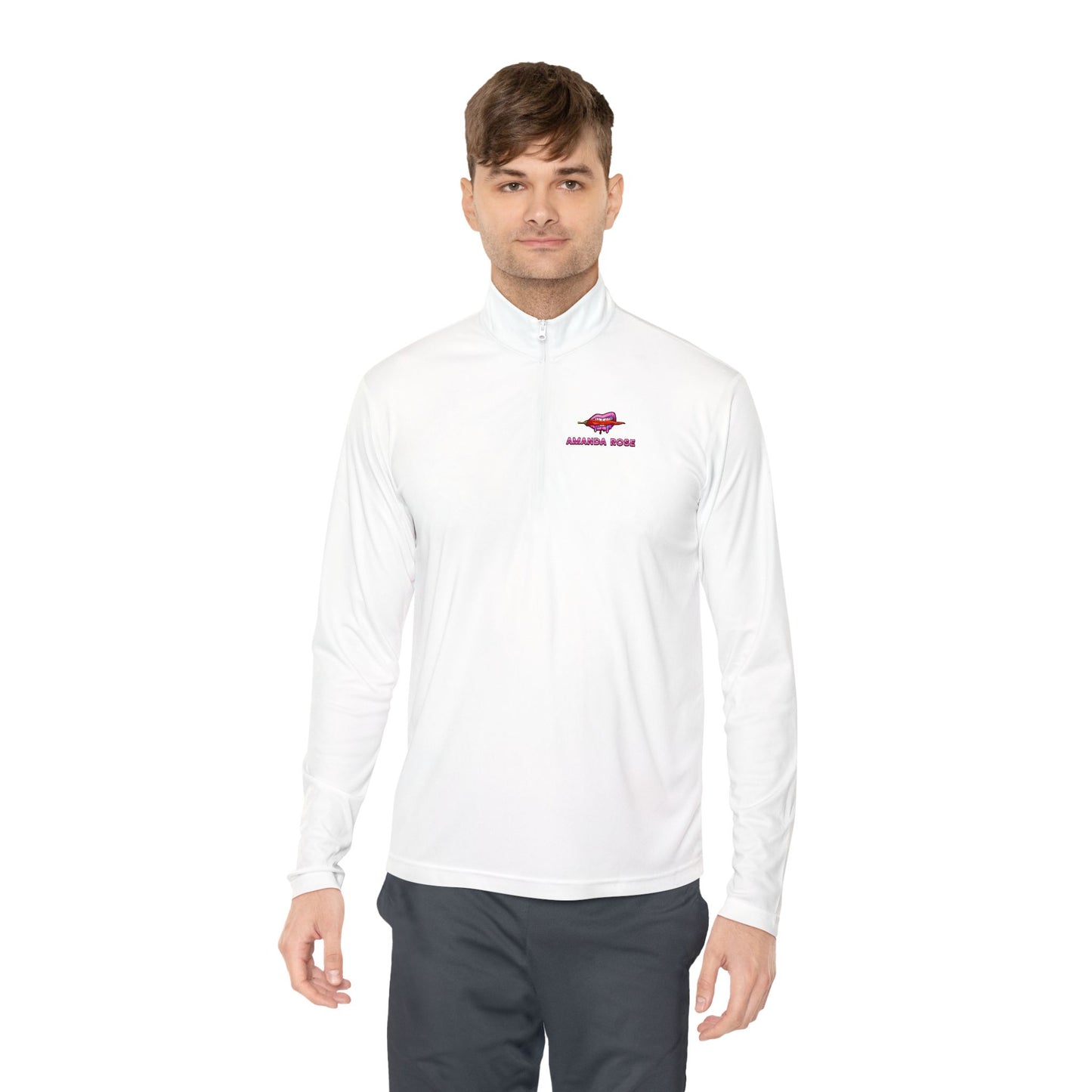 Amanda Rose Unisex Quarter-Zip Pullover
