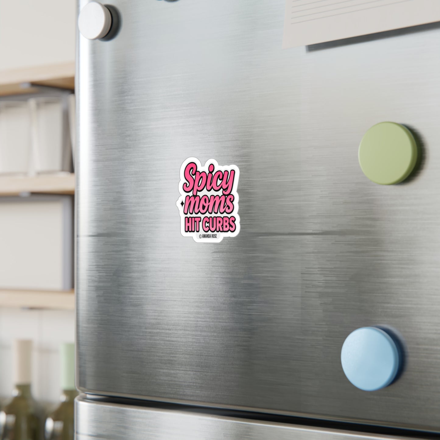 Spicy Moms Hit Curbs Stickers