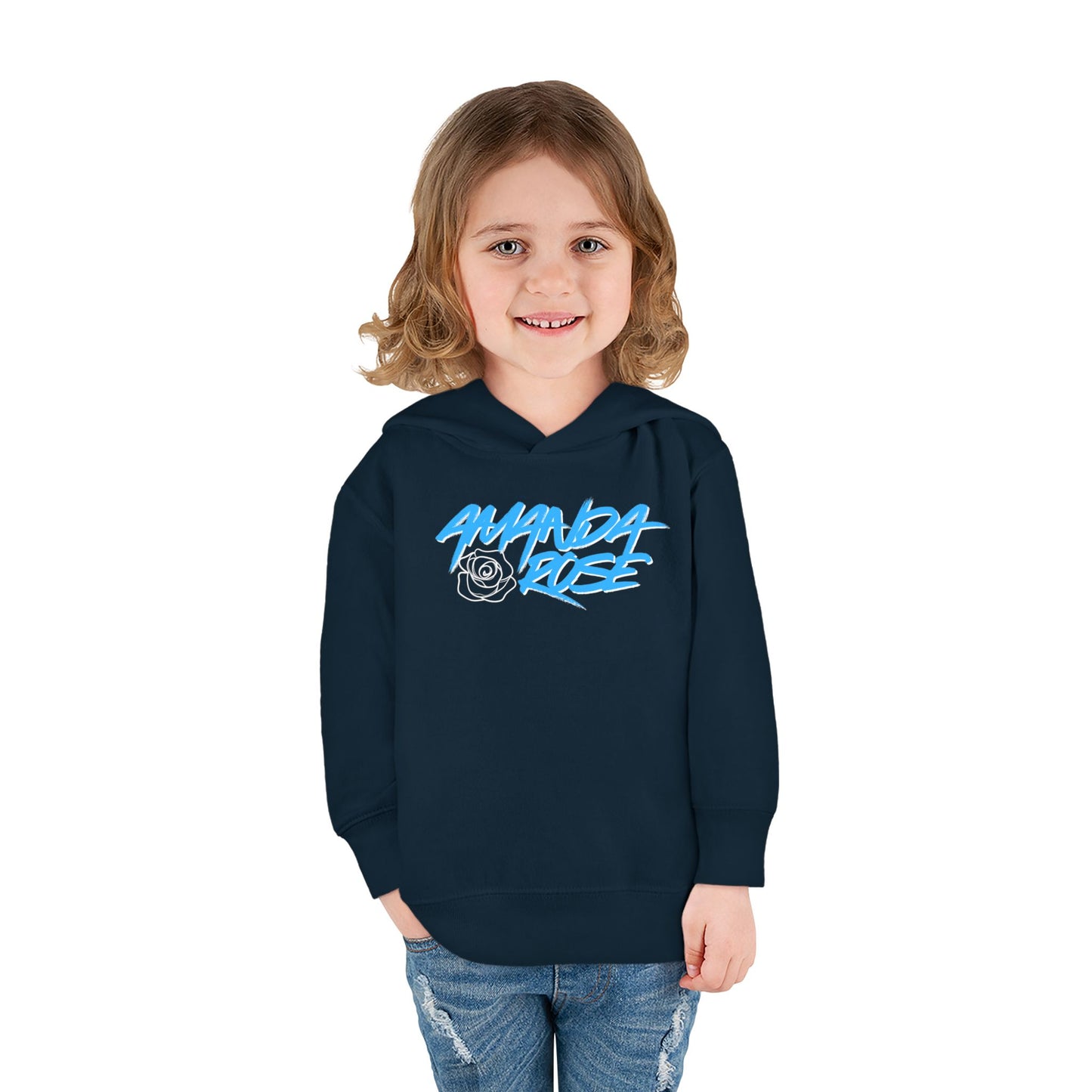 Amanda Rose Blue Toddler Fleece Hoodie