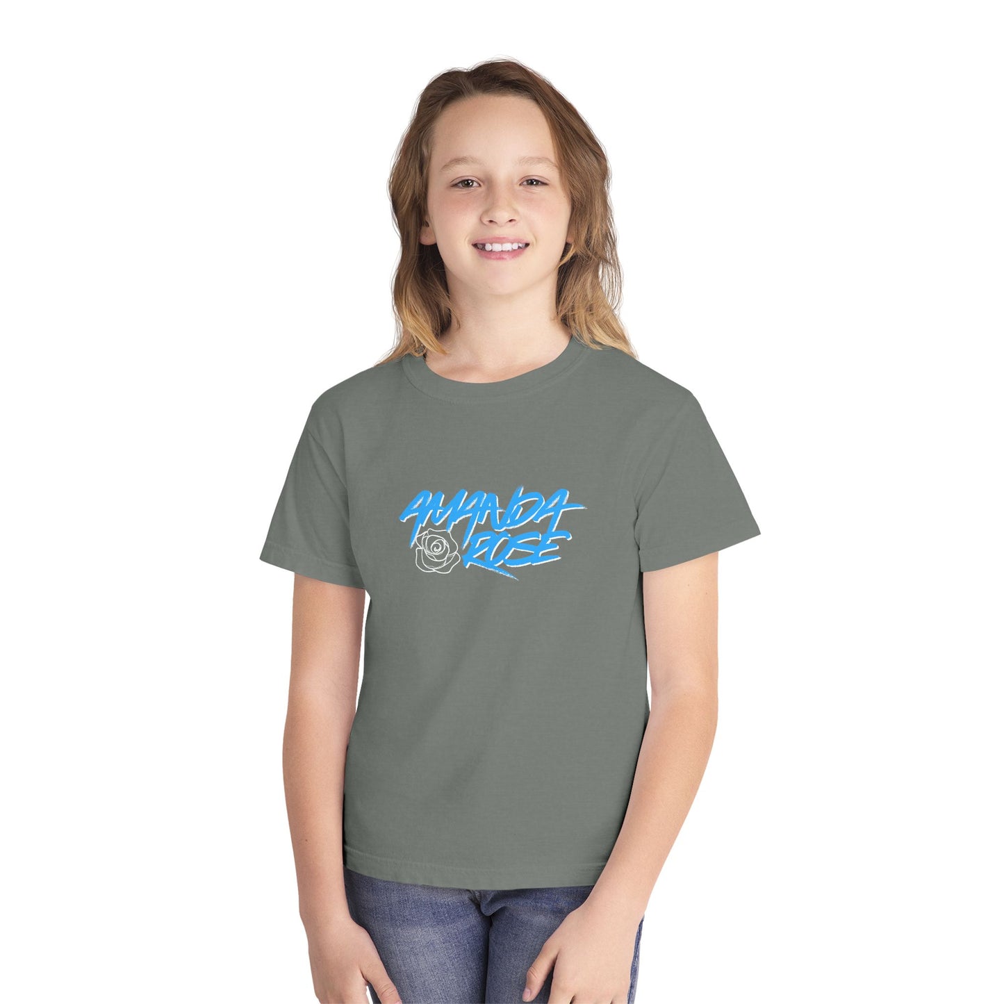 Amanda Rose Blue Youth Graphic Tee