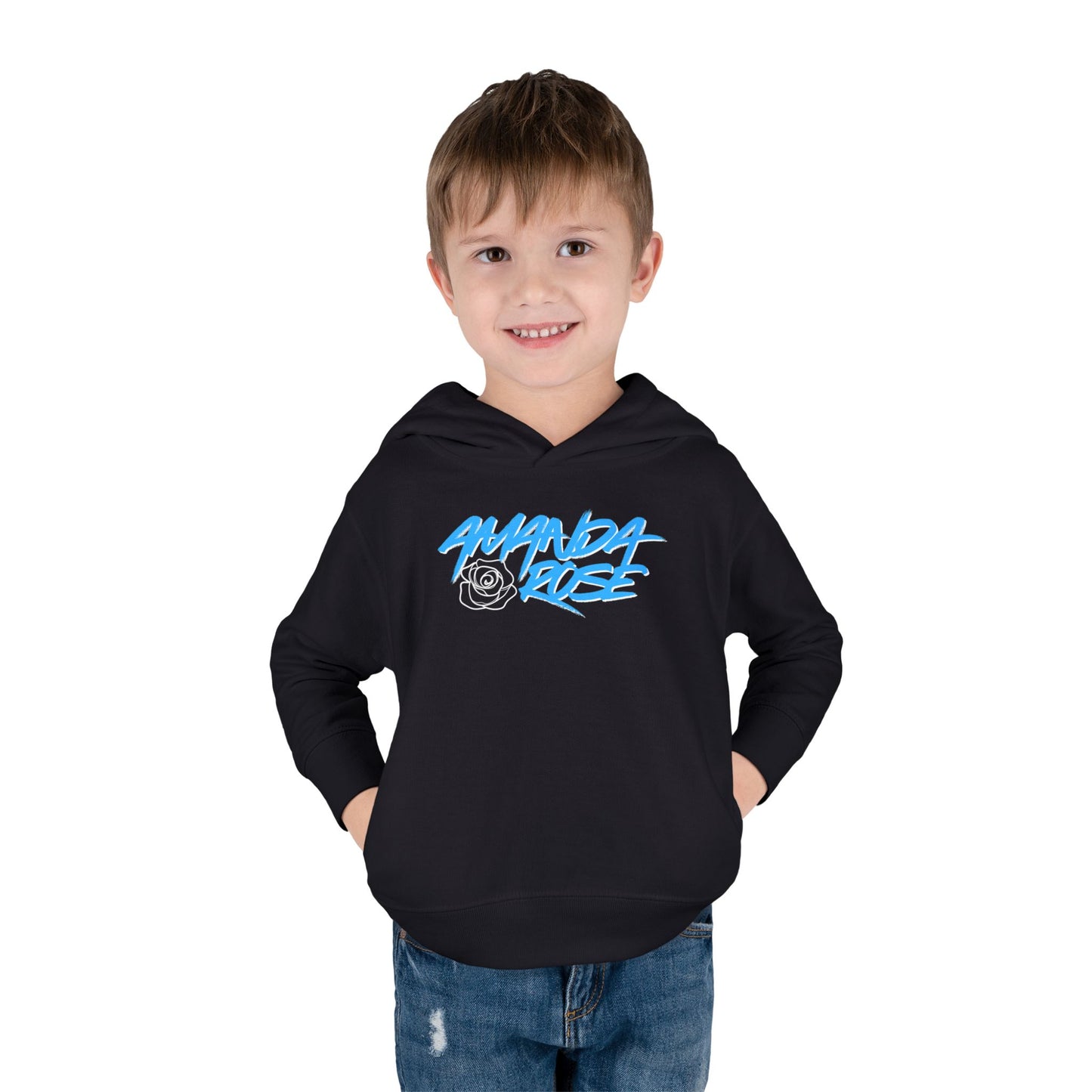 Amanda Rose Blue Toddler Fleece Hoodie