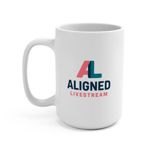 Aligned Livestream Coffee Mug, 15oz