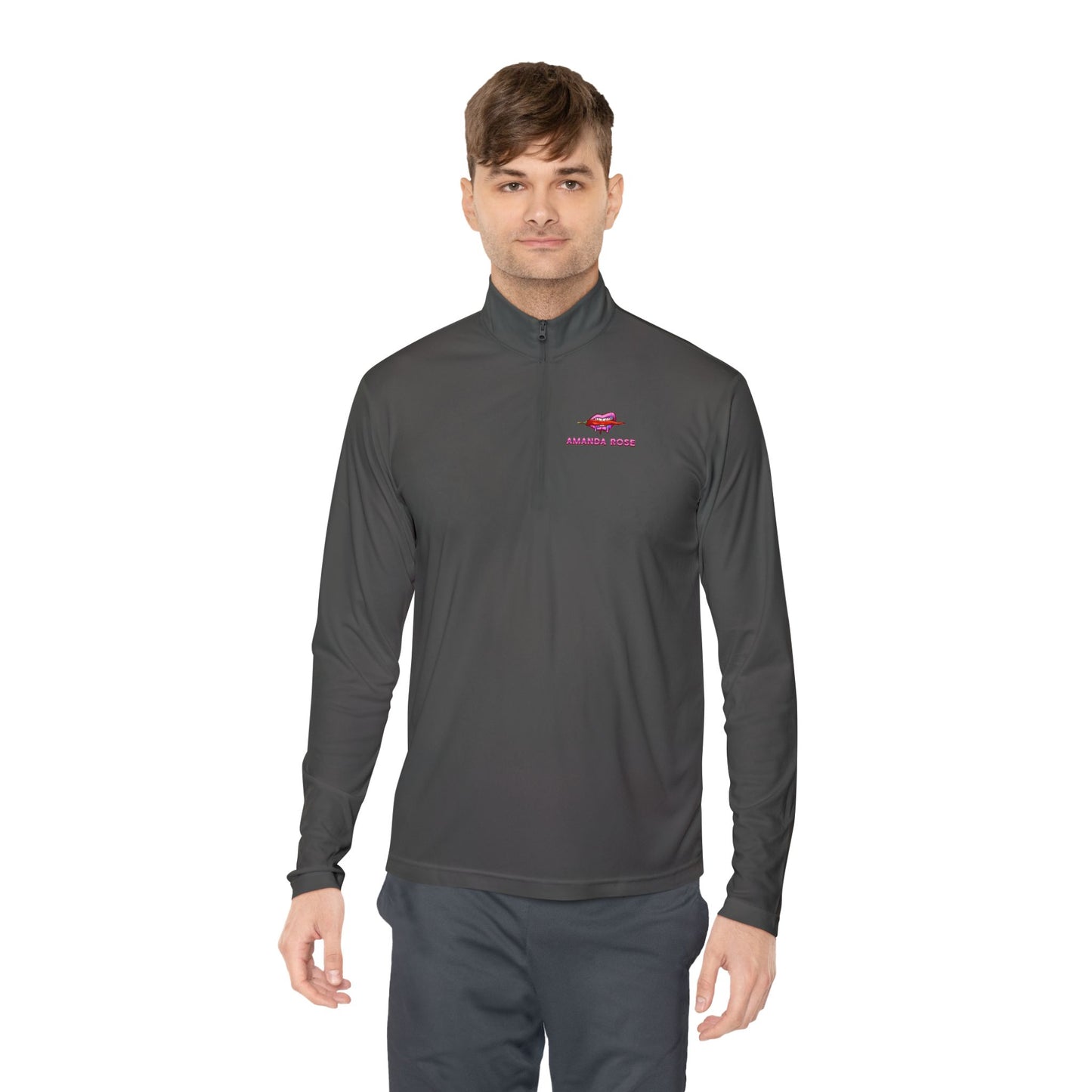 Amanda Rose Unisex Quarter-Zip Pullover