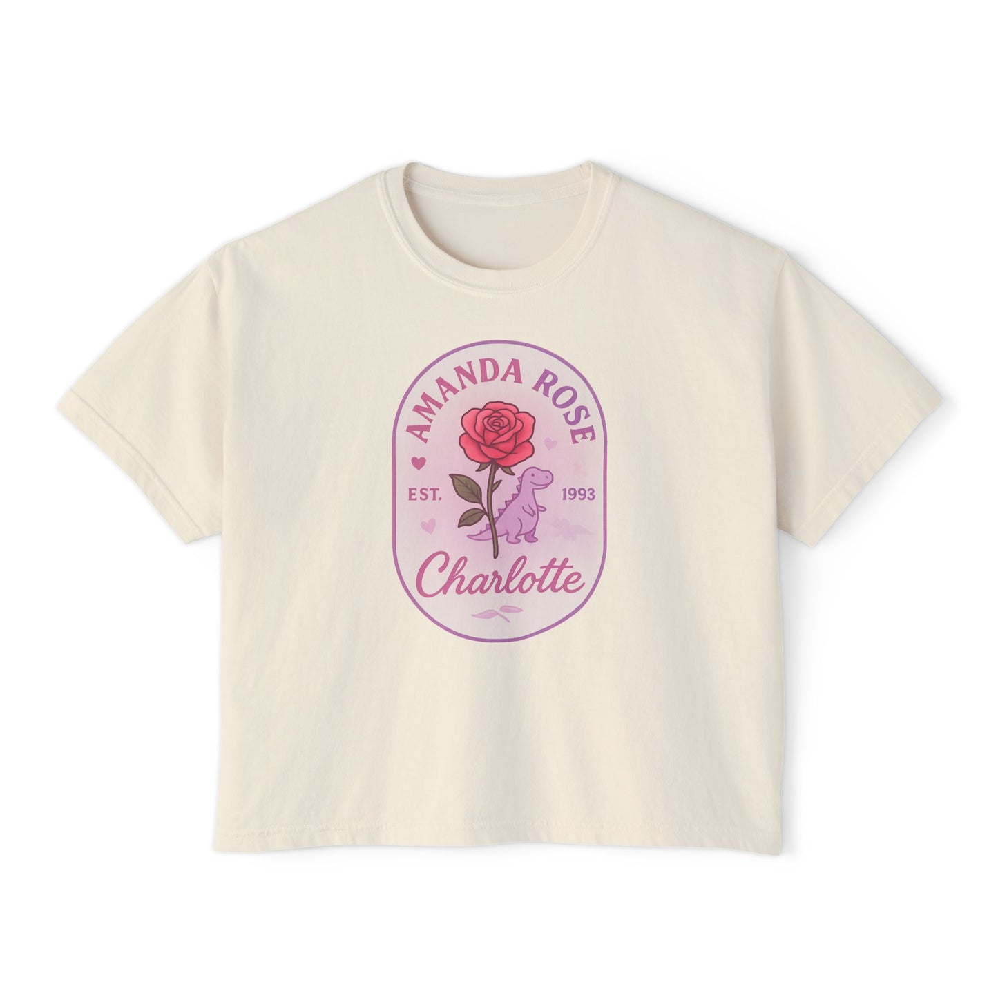 Amanda Rose Women's Boxy Crop Tee