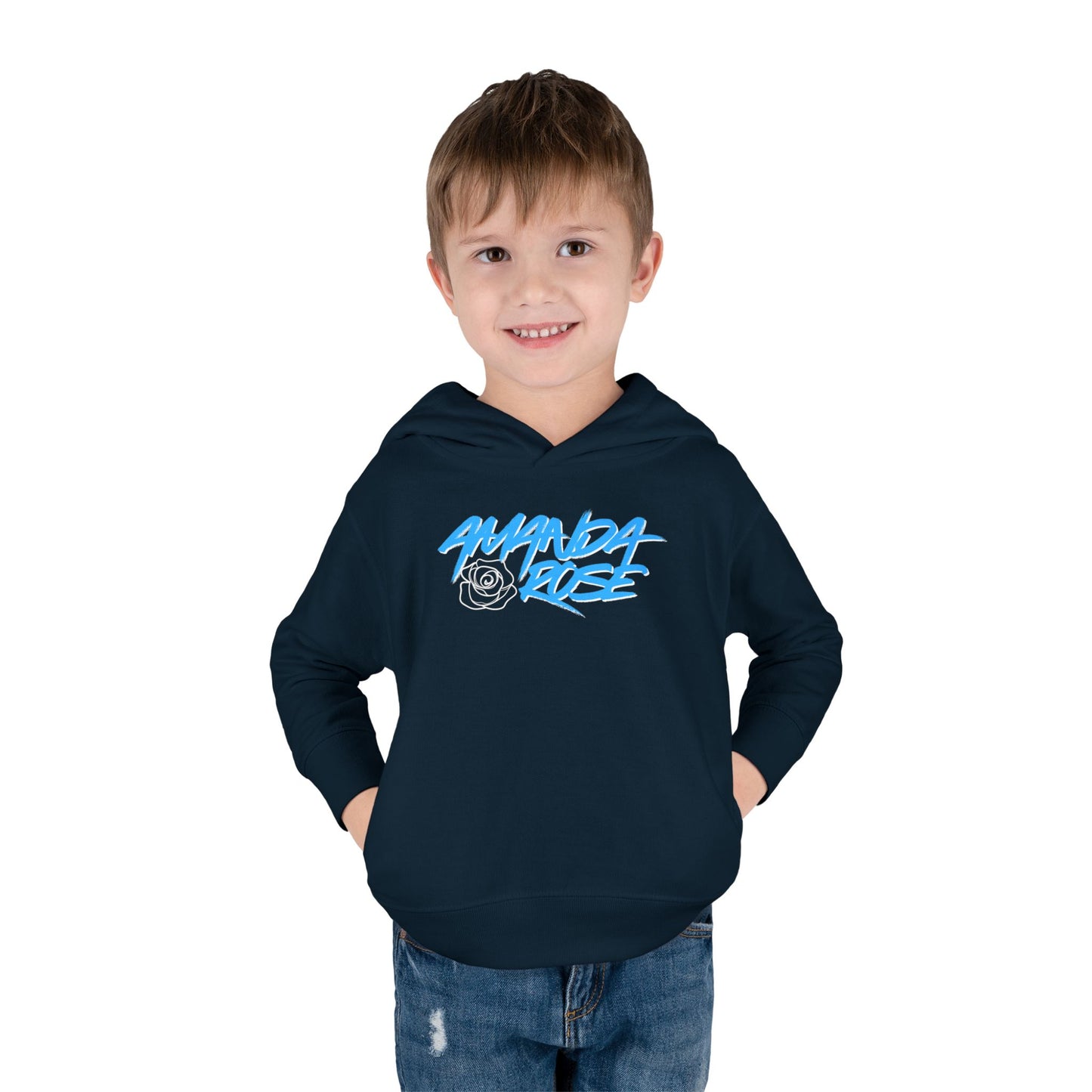 Amanda Rose Blue Toddler Fleece Hoodie