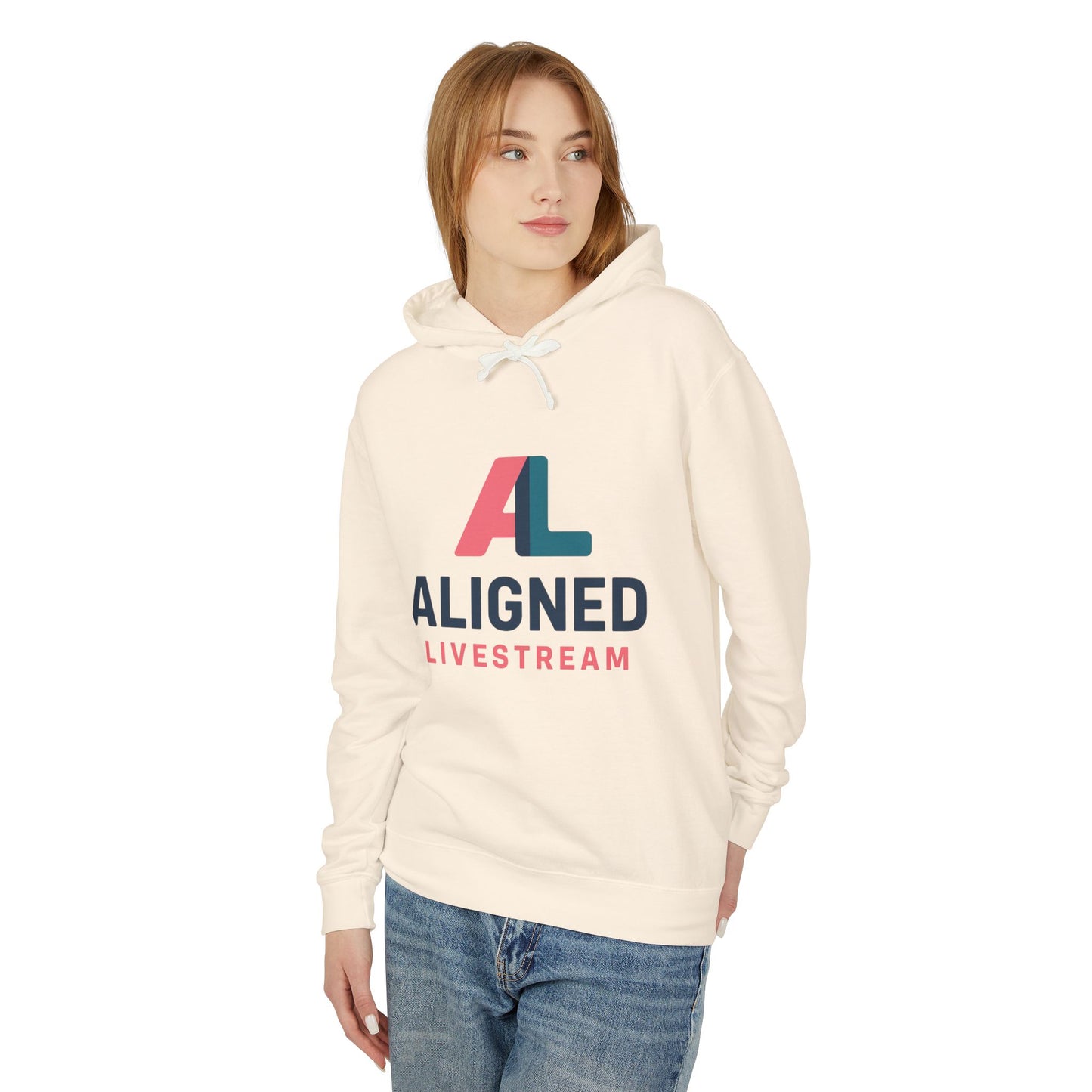 Aligned Livestream Lightweight Hoodie Unisex