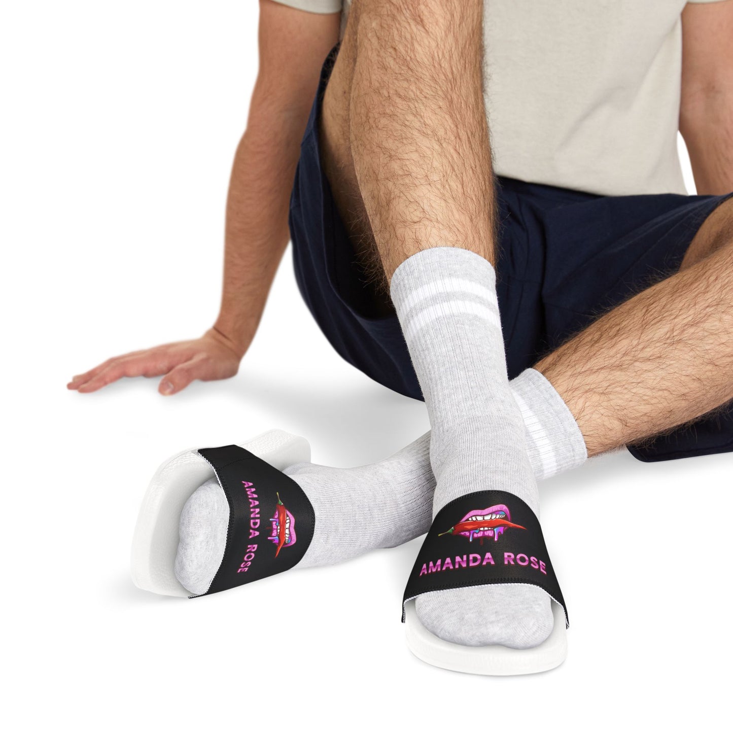 Amanda Rose Men's Comfort Slides