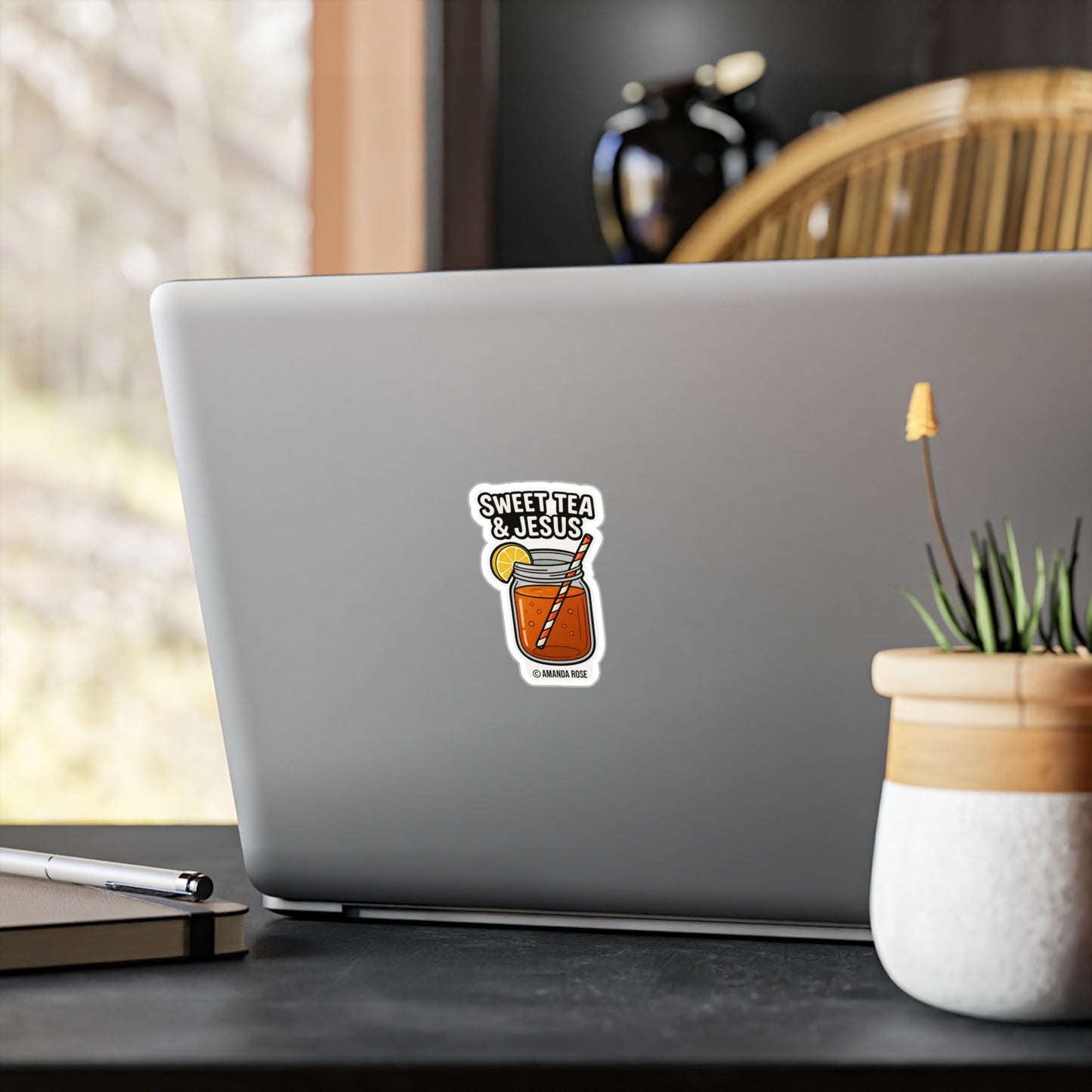 Sweet Tea & Jesus Sticker