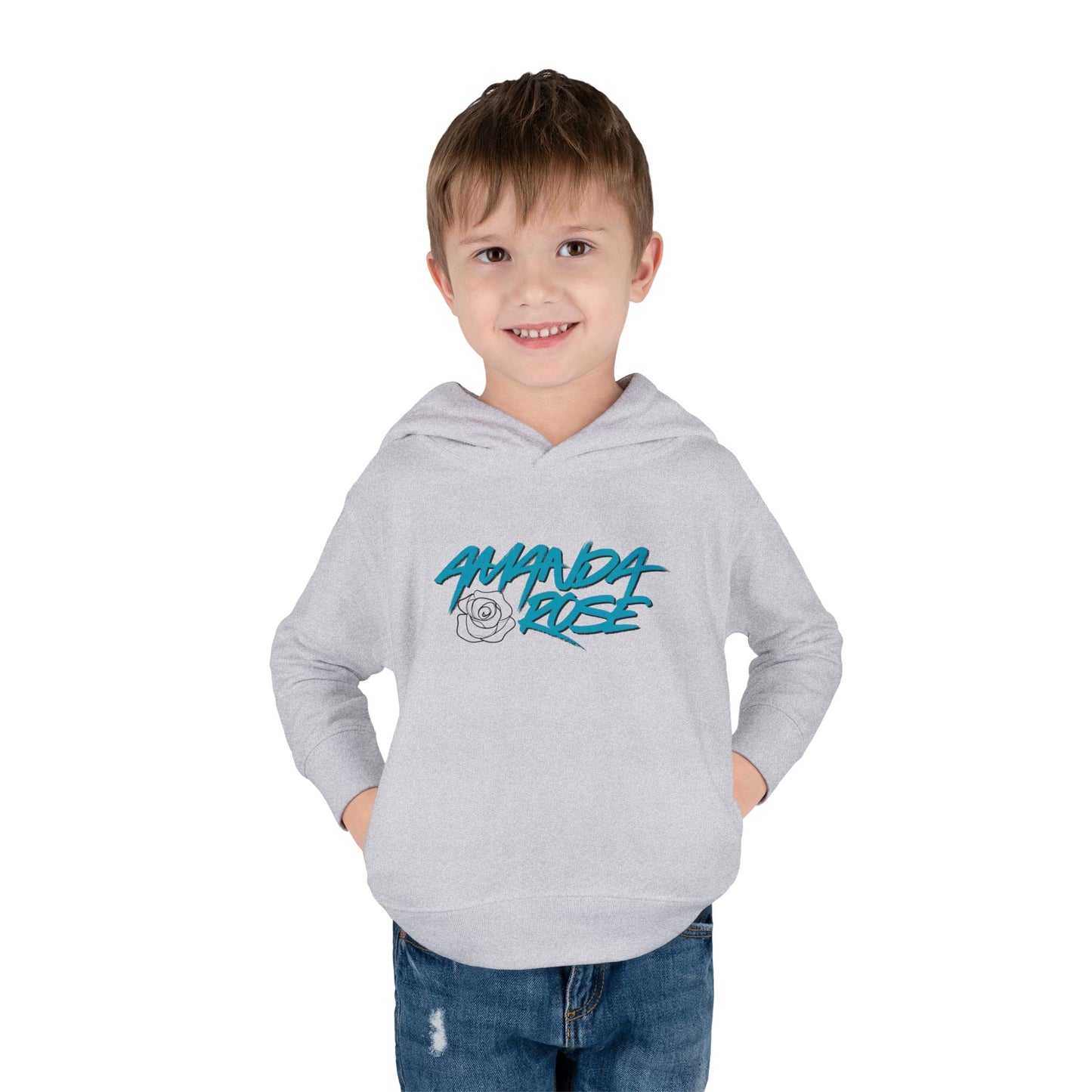 Amanda Rose Blue Toddler Fleece Hoodie