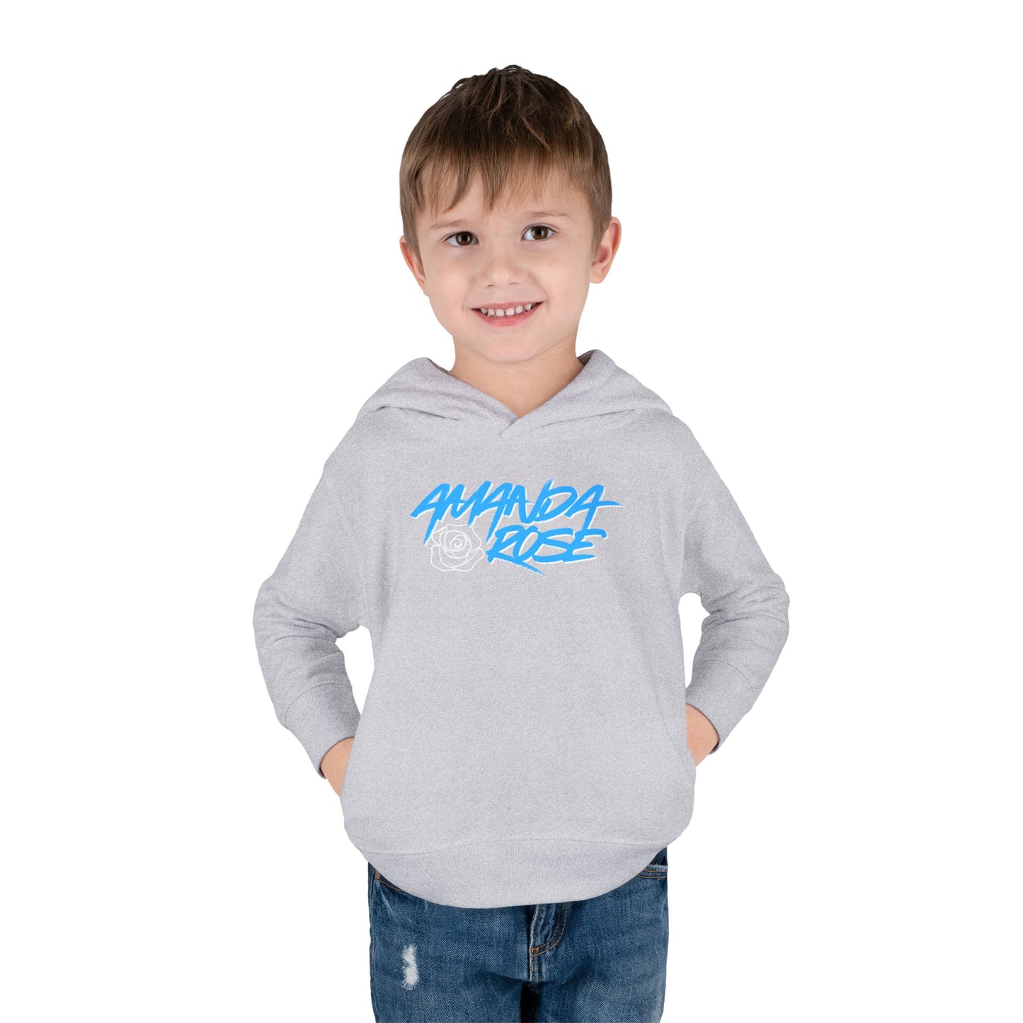 Amanda Rose Blue Toddler Fleece Hoodie
