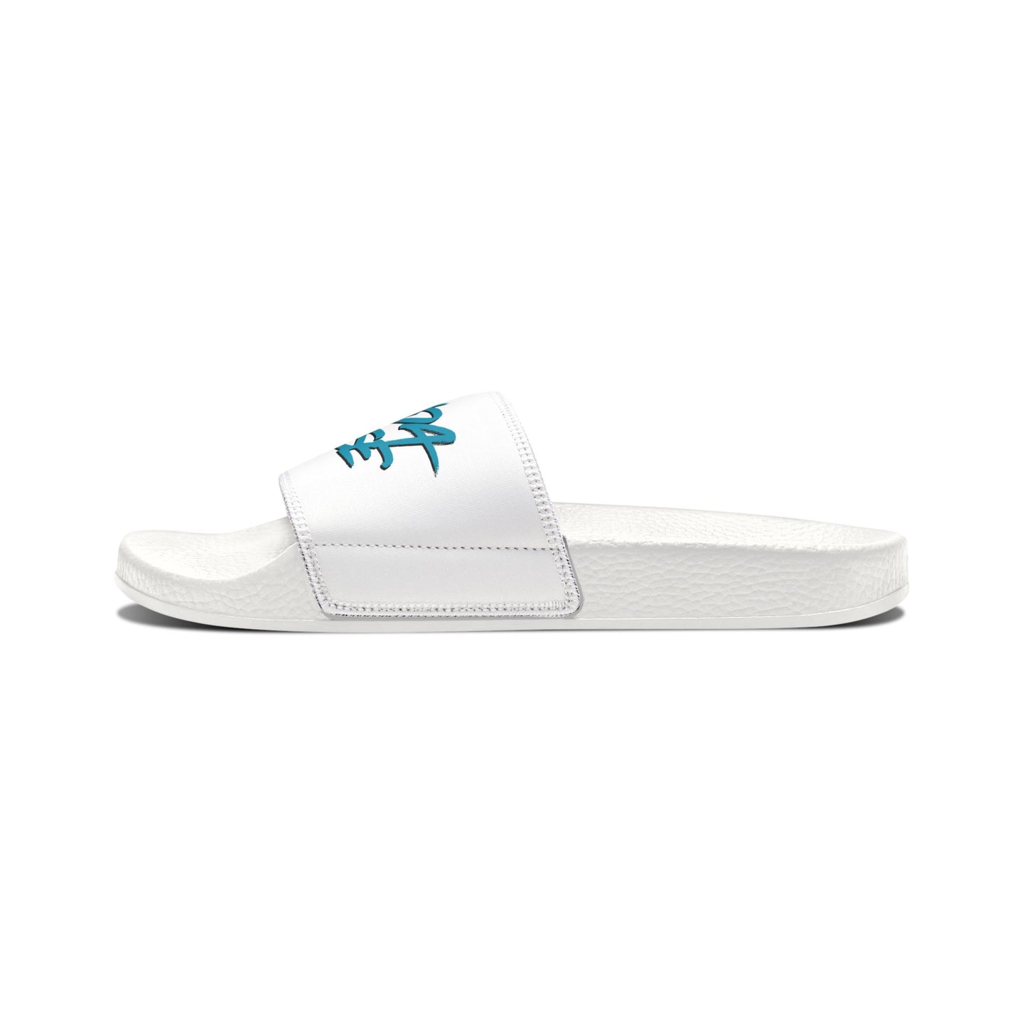 Amanda Rose Blue Men's Comfort Slides
