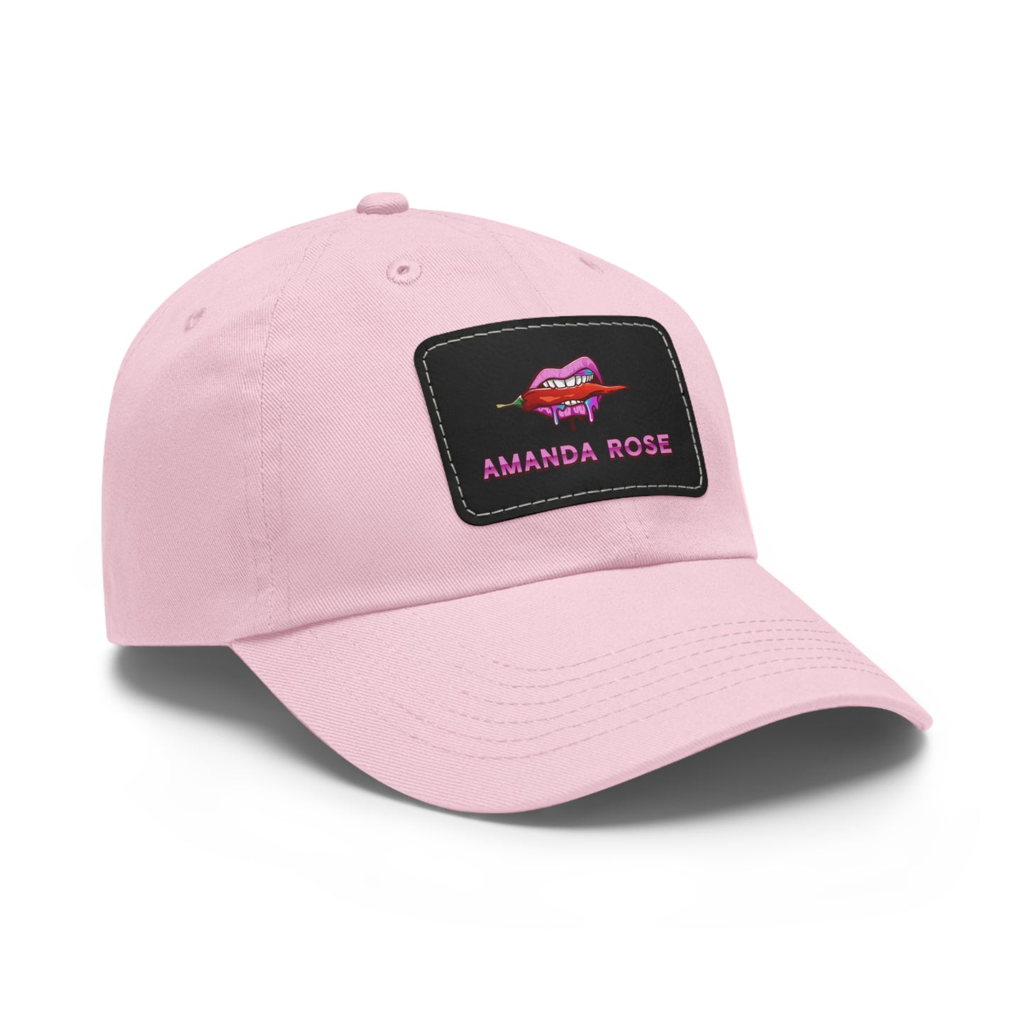 Amanda Rose Dad Hat with Leather Patch