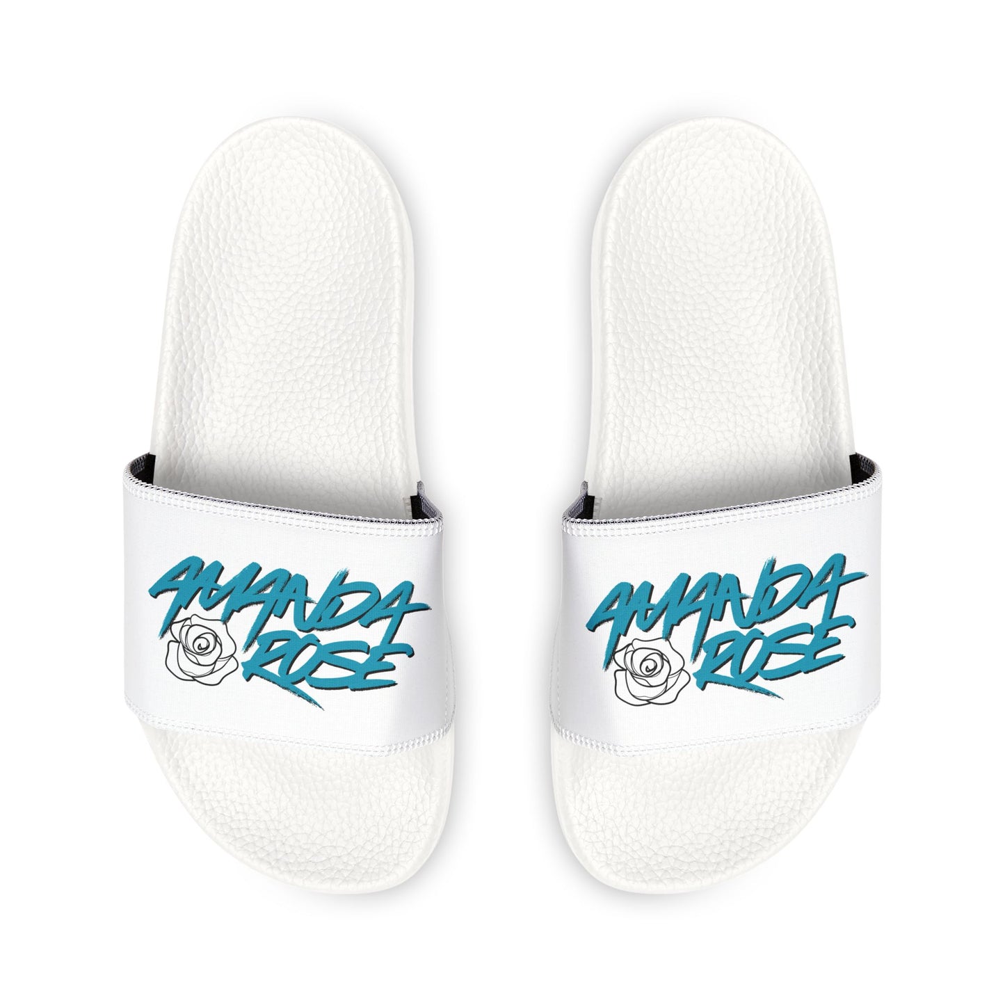 Amanda Rose Blue Men's Comfort Slides