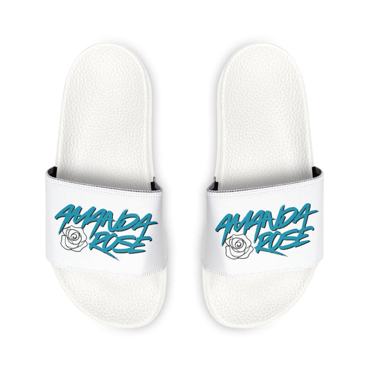 Amanda Rose Blue Men's Comfort Slides