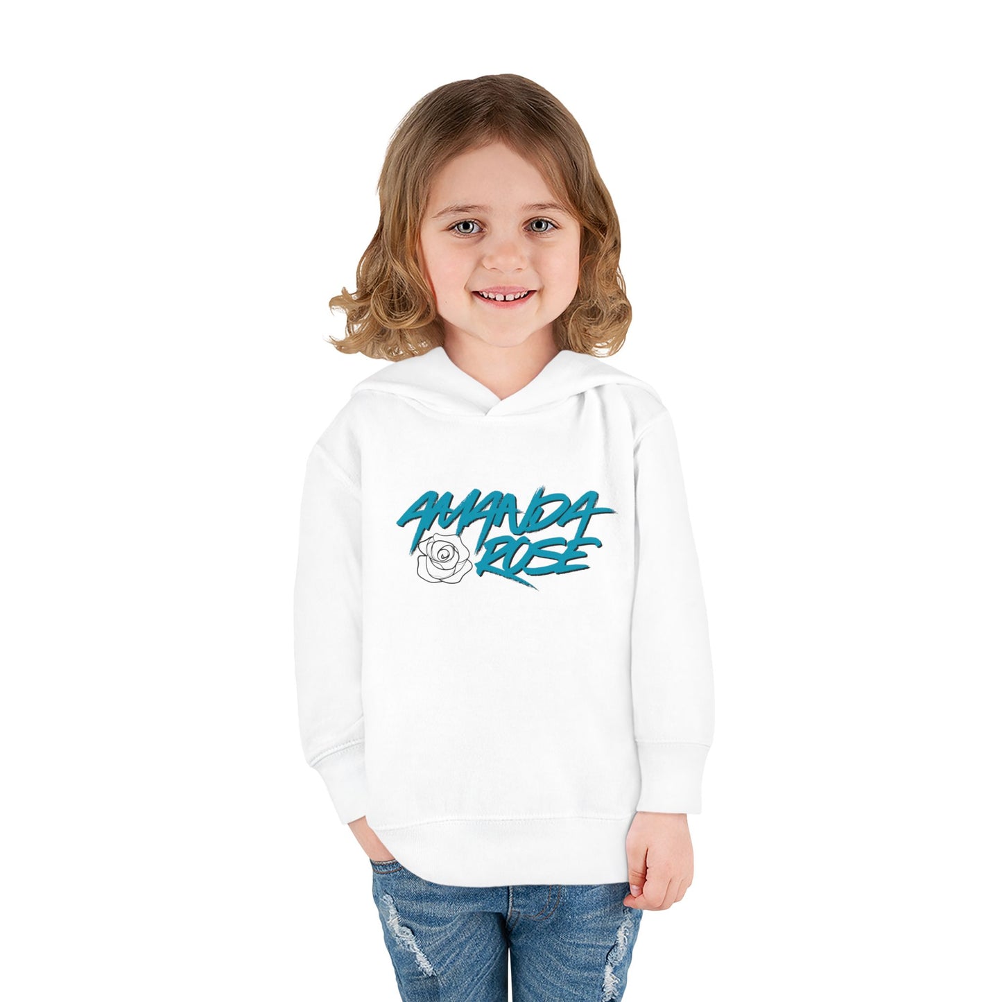 Amanda Rose Blue Toddler Fleece Hoodie
