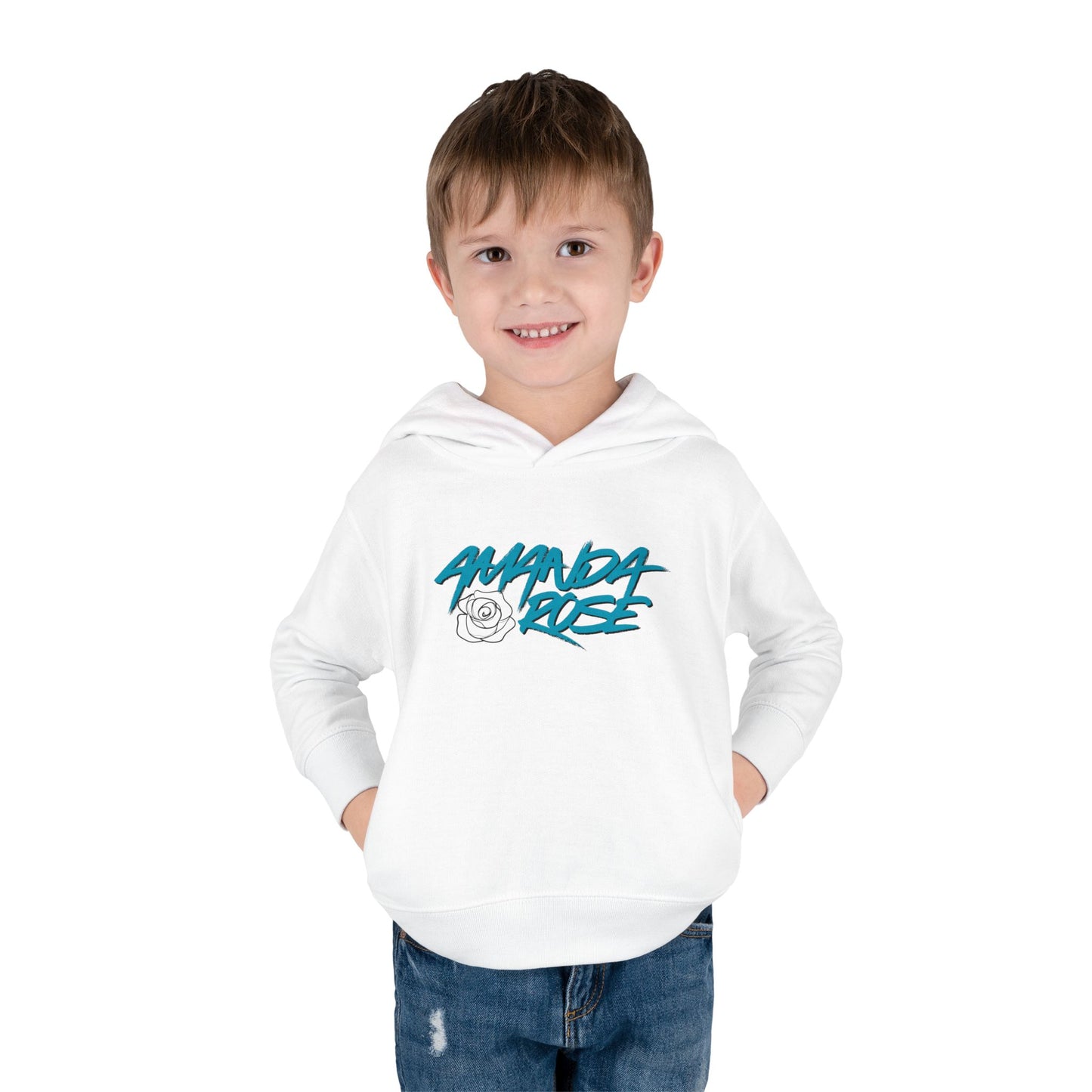 Amanda Rose Blue Toddler Fleece Hoodie