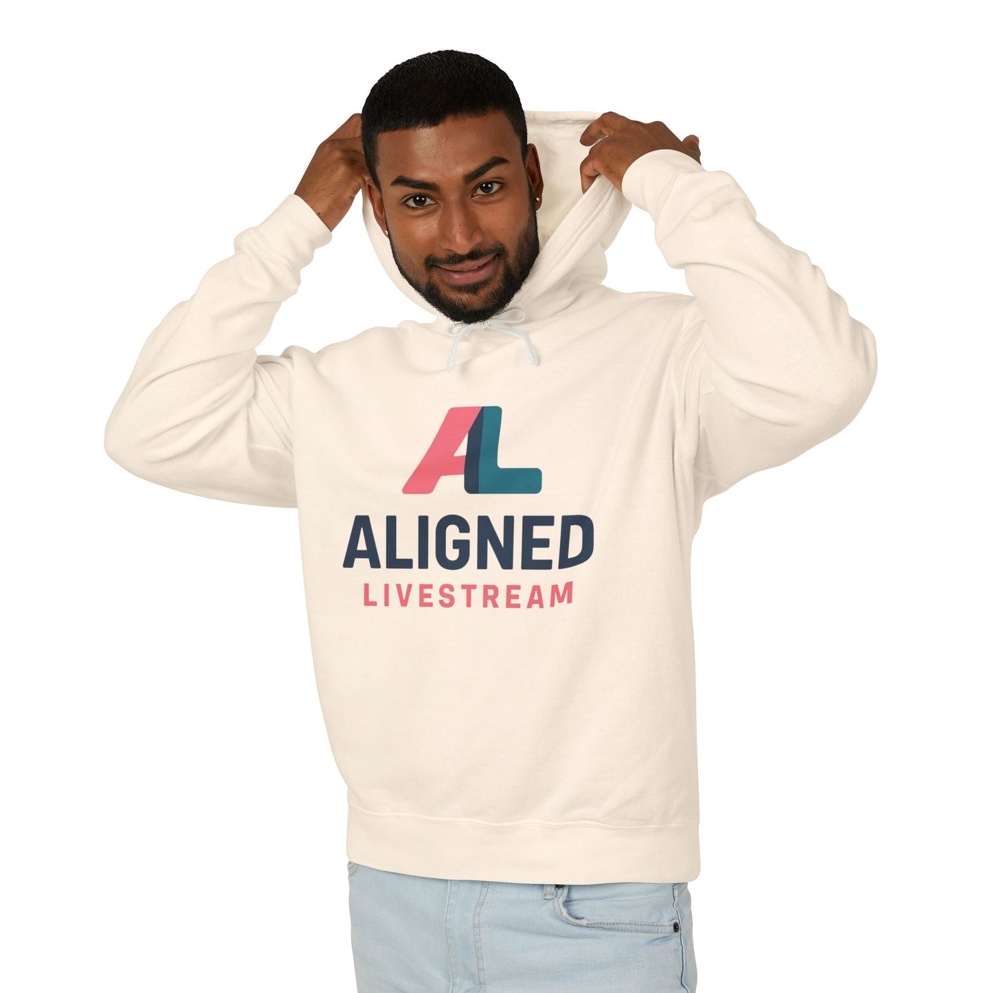 Aligned Livestream Lightweight Hoodie Unisex