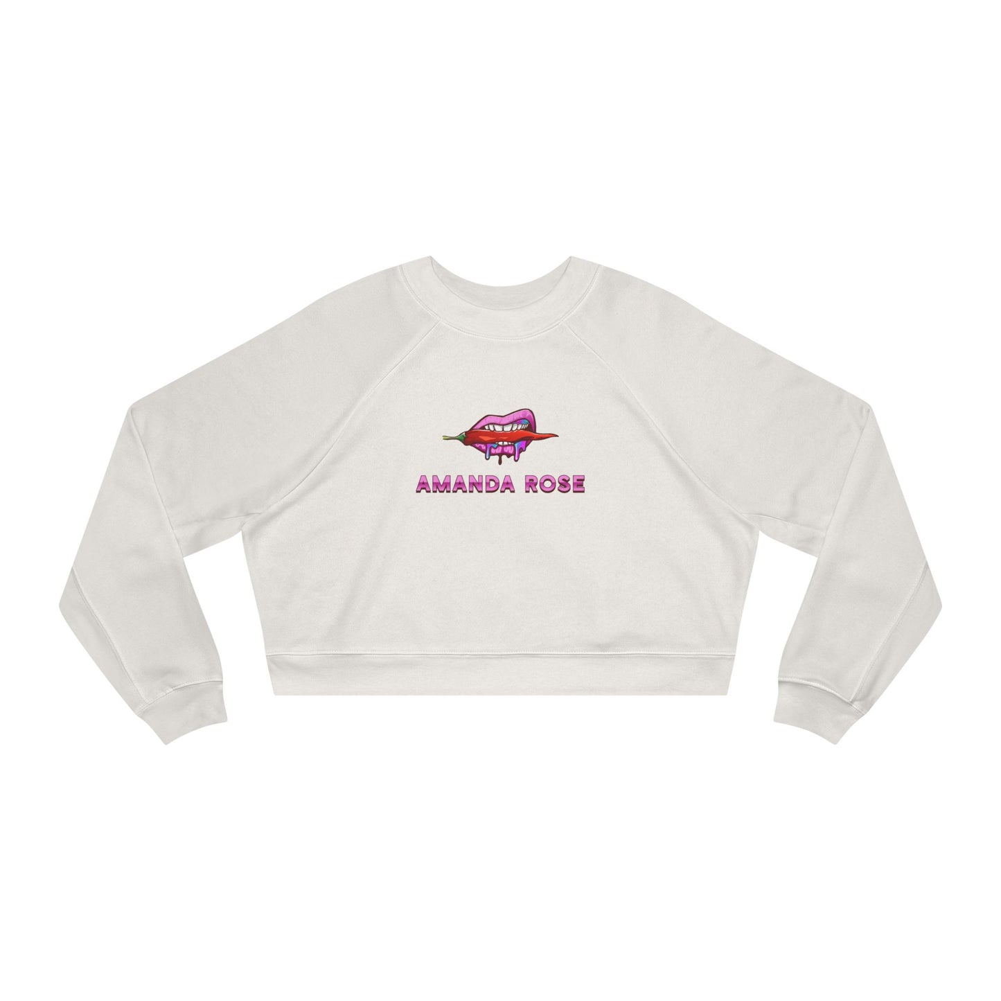 Amanda Rose Women's Cropped Fleece Pullover