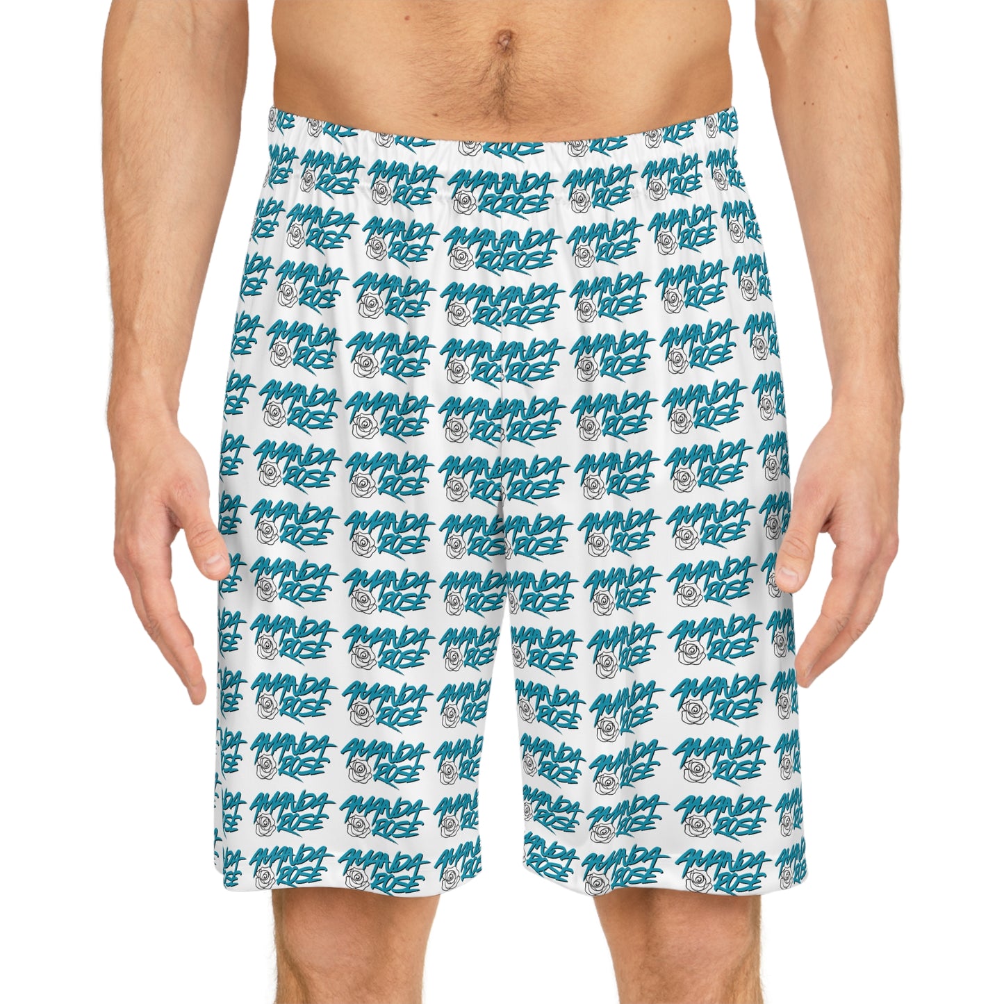 Amanda Rose Mens Basketball Shorts