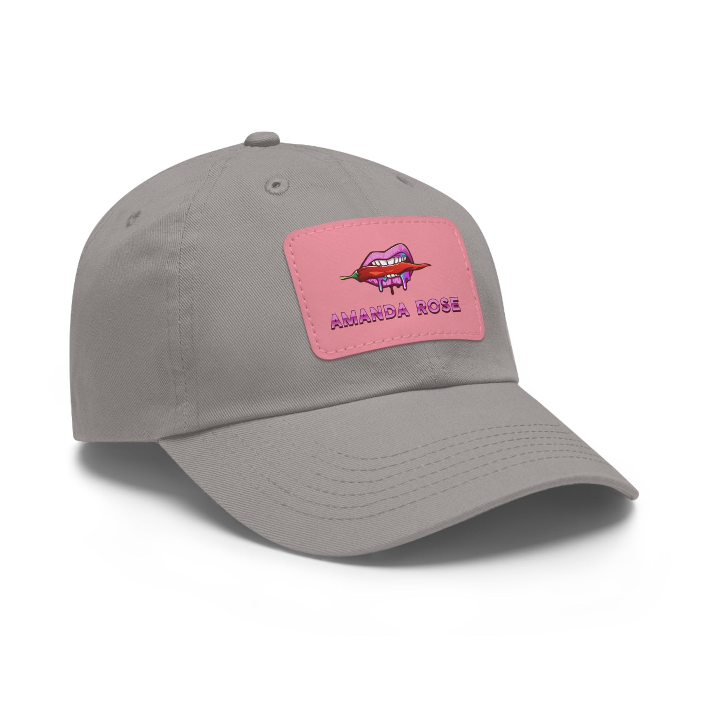 Amanda Rose Dad Hat with Leather Patch