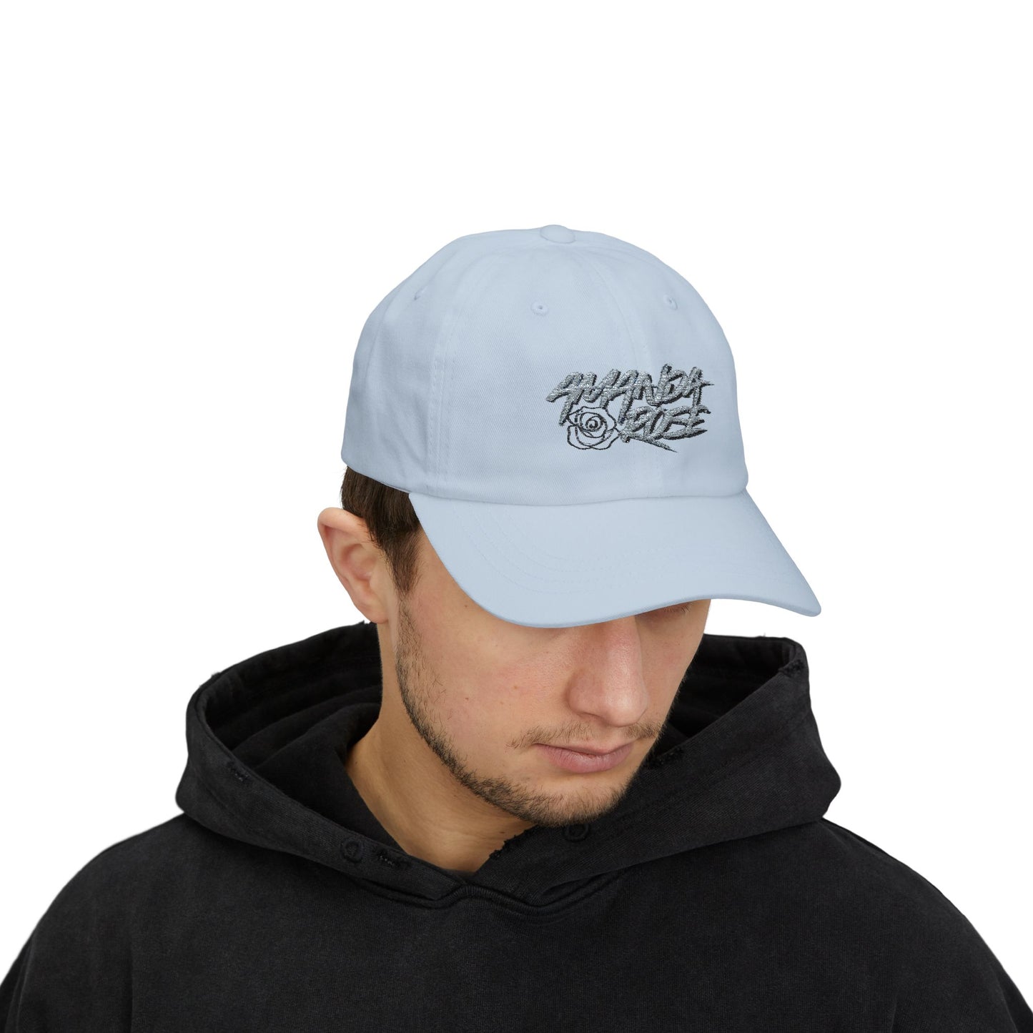 Amanda Rose Blue Stylish Classic Dad Cap