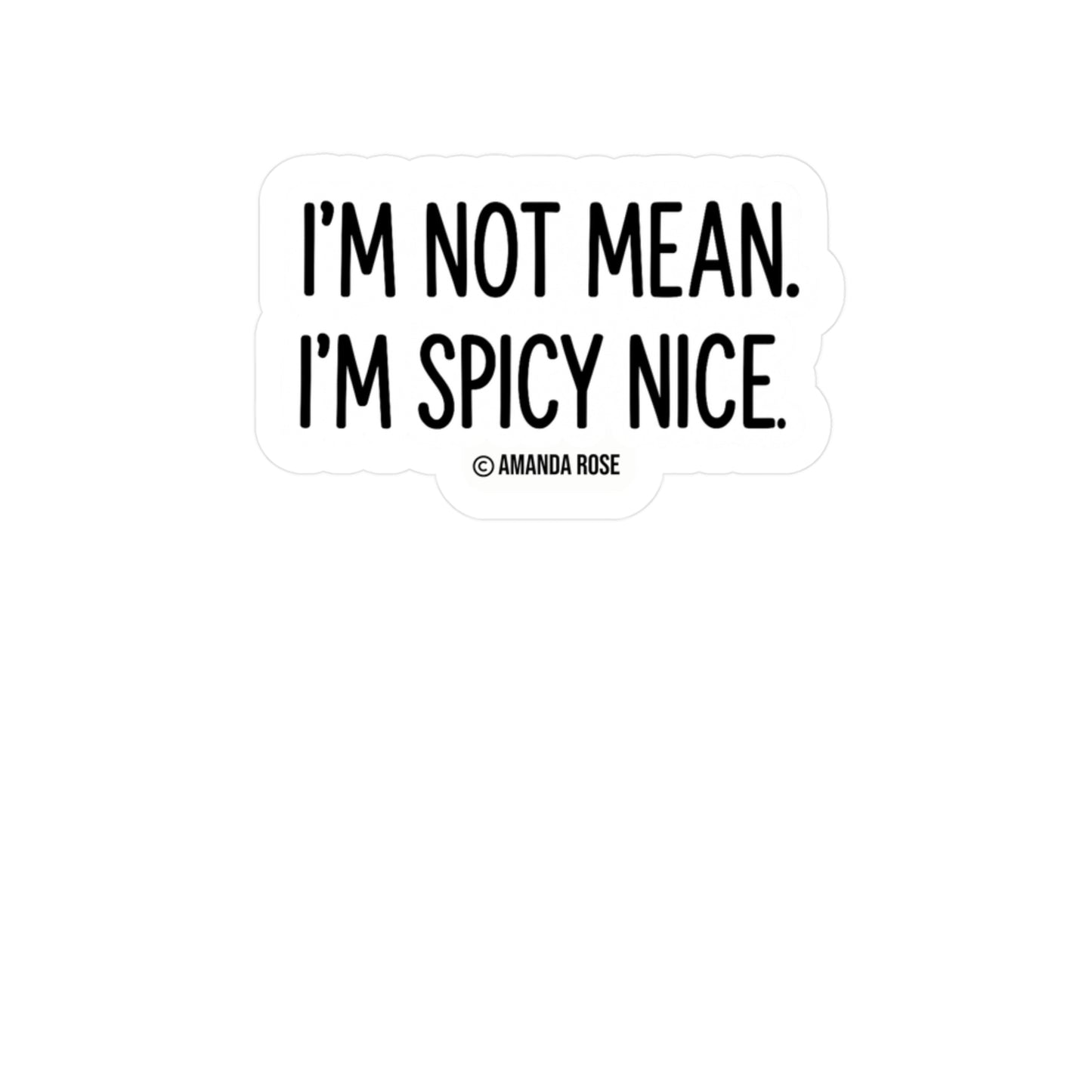 Spicy Nice Sticker