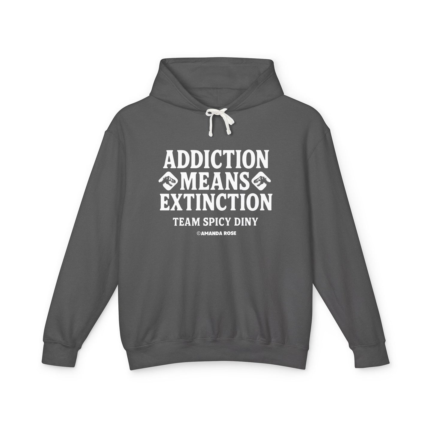 Addiction Means Extinction QR Graphic Hoodie