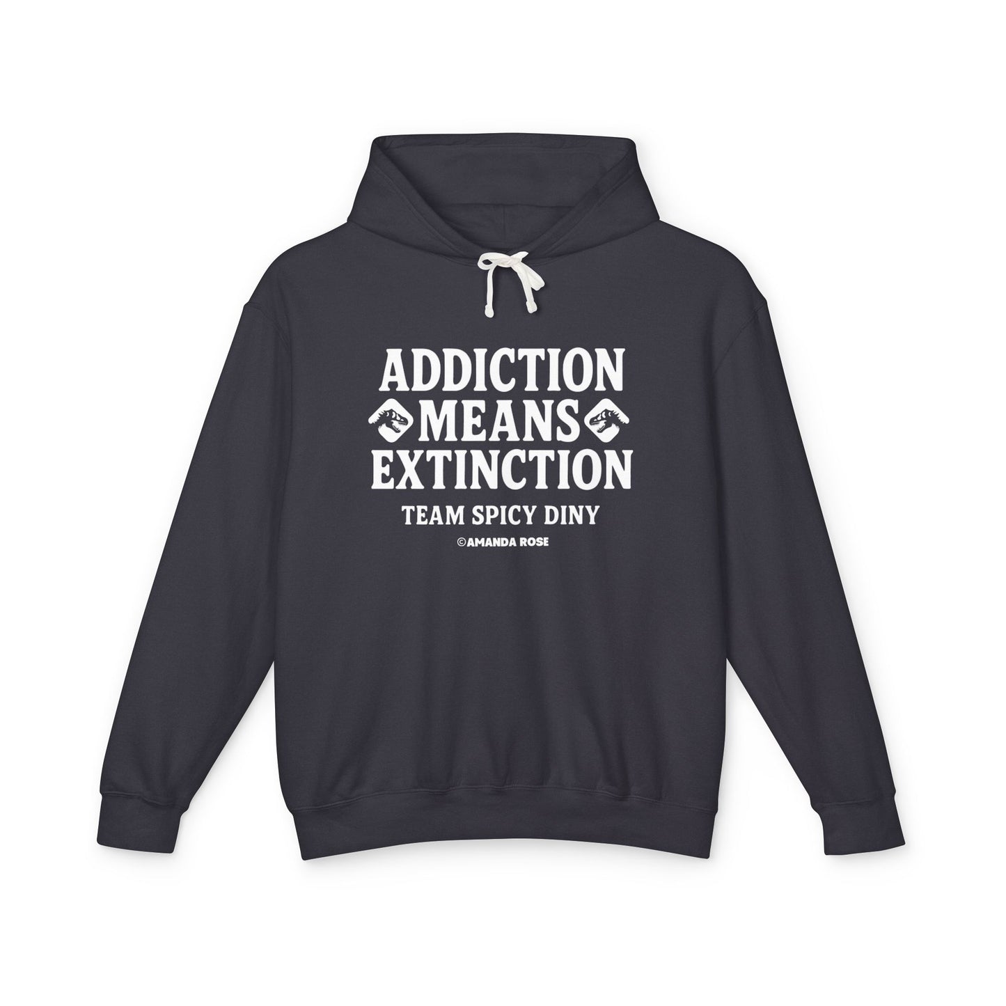 Addiction Means Extinction QR Graphic Hoodie