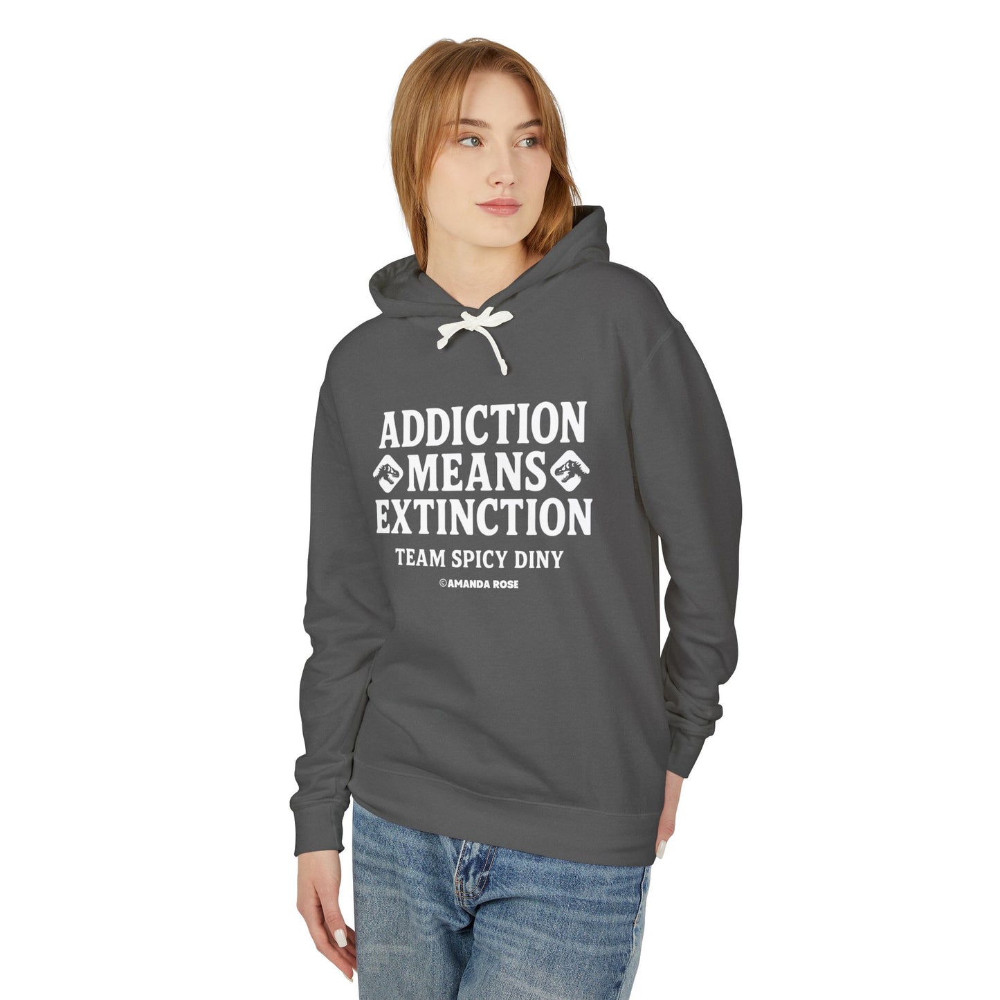 Addiction Means Extinction QR Graphic Hoodie