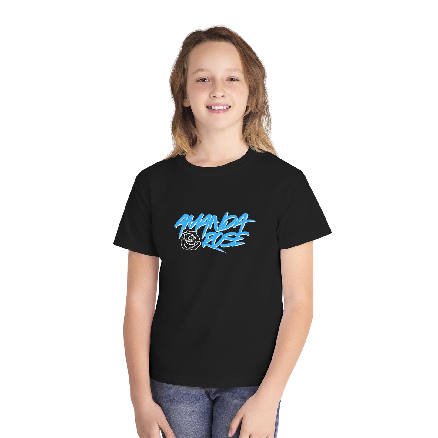 Amanda Rose Blue Youth Graphic Tee
