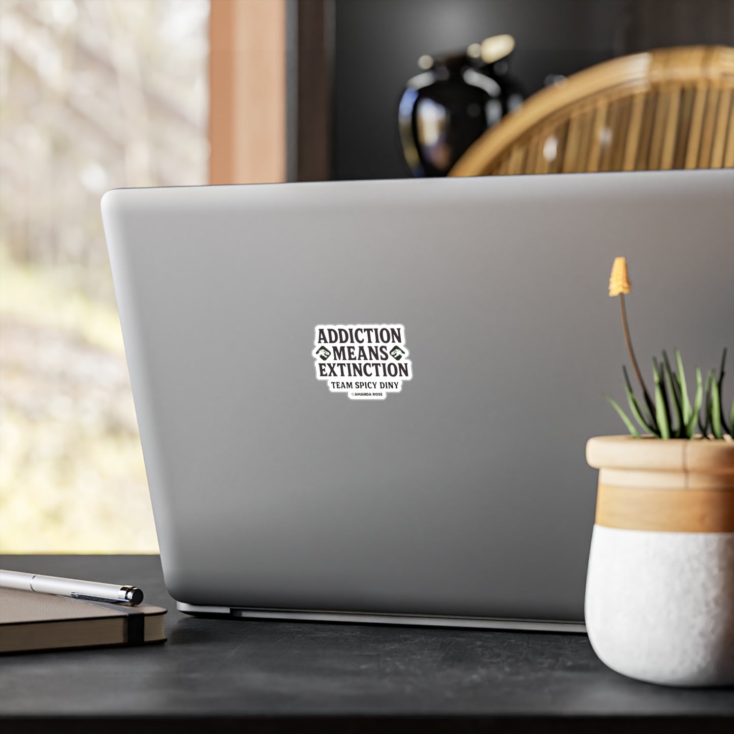 Addiction Means Extinction Vinyl Decals