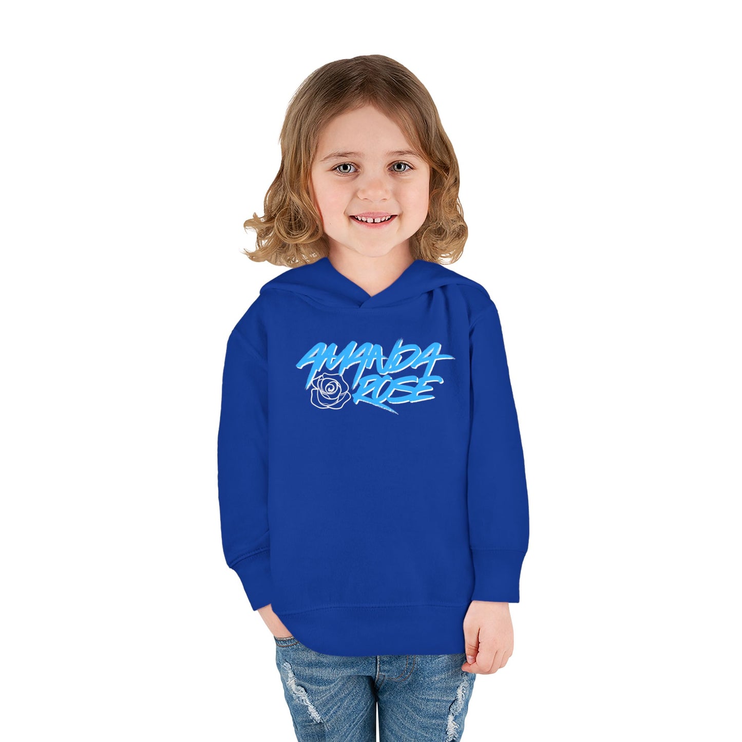 Amanda Rose Blue Toddler Fleece Hoodie