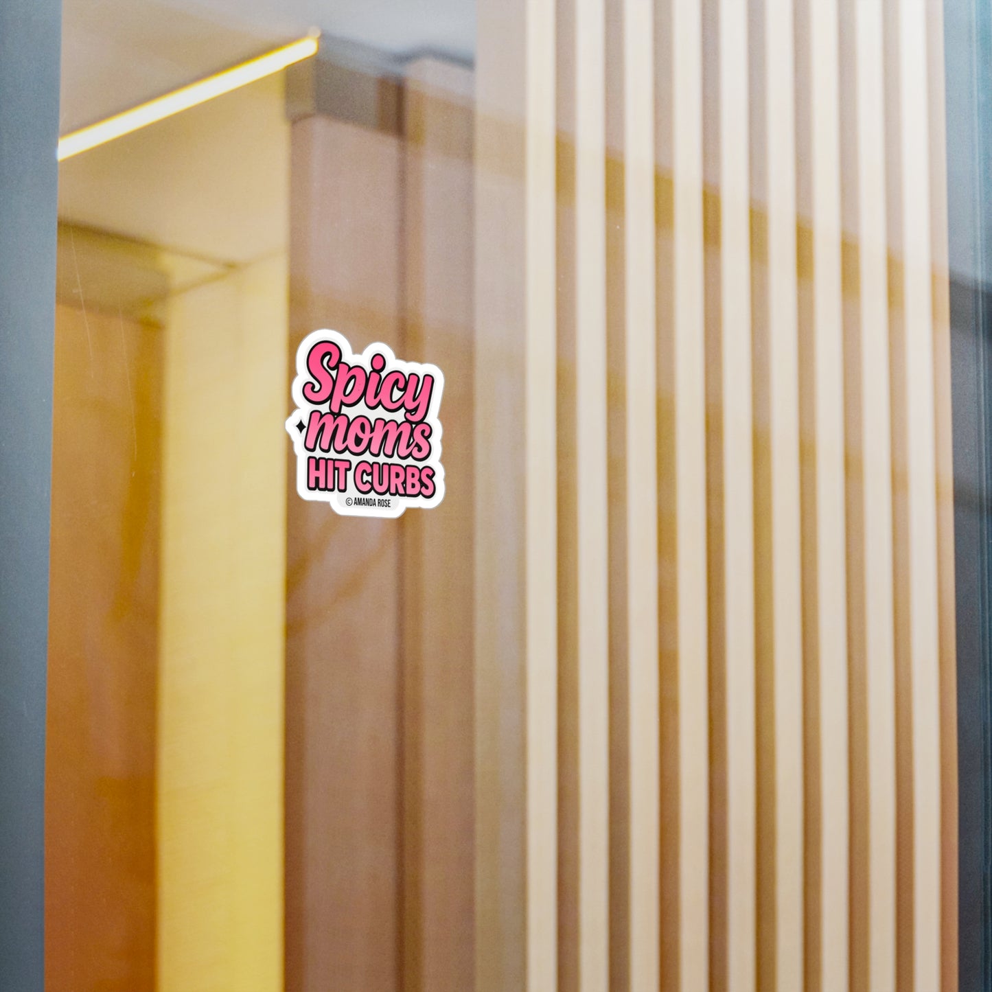 Spicy Moms Hit Curbs Stickers