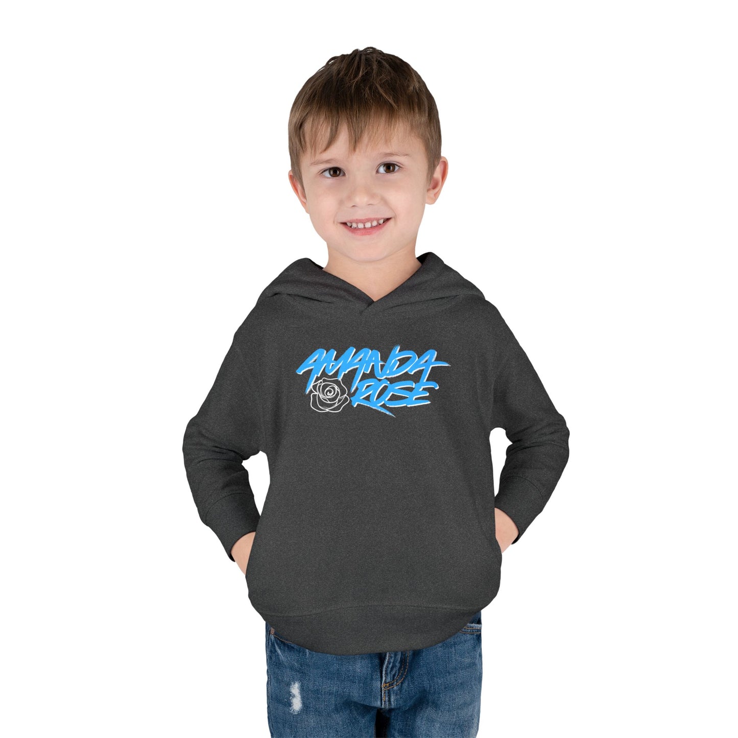 Amanda Rose Blue Toddler Fleece Hoodie