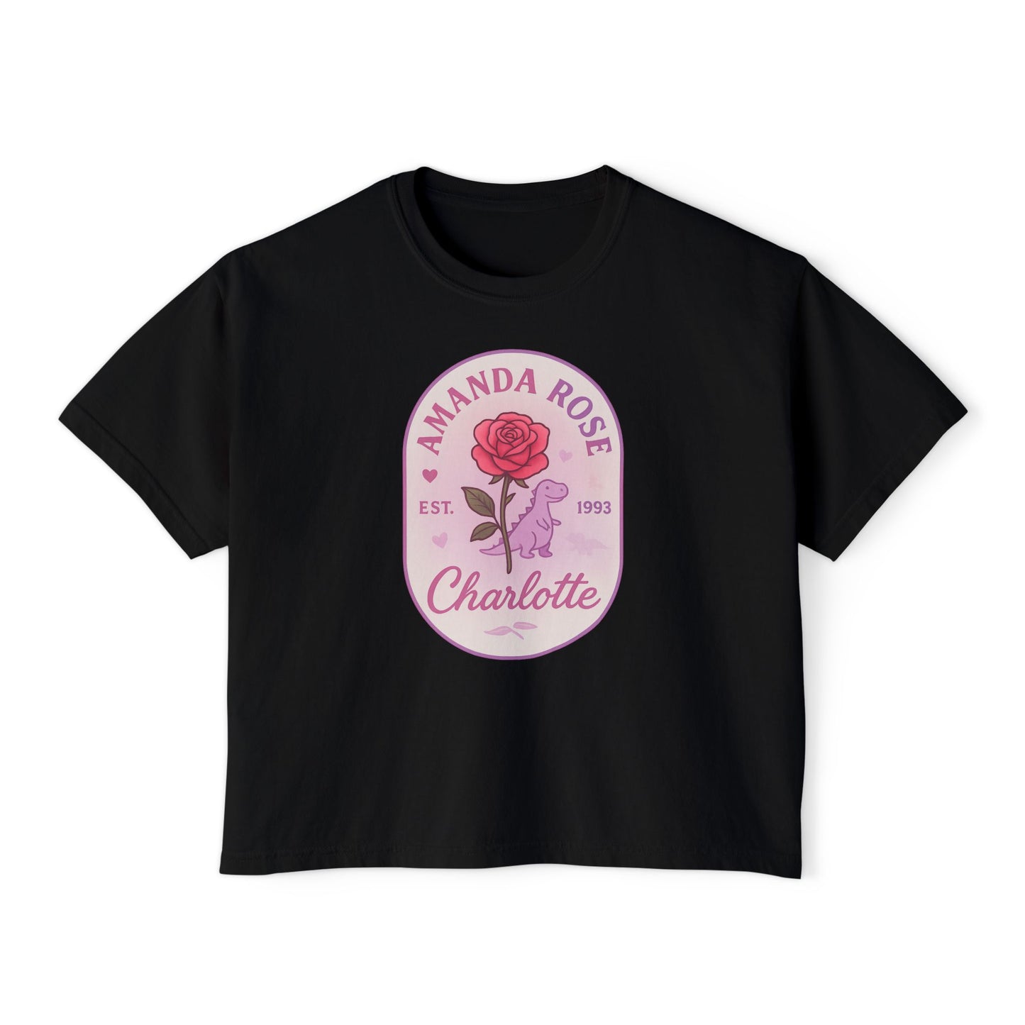 Amanda Rose Women's Boxy Crop Tee