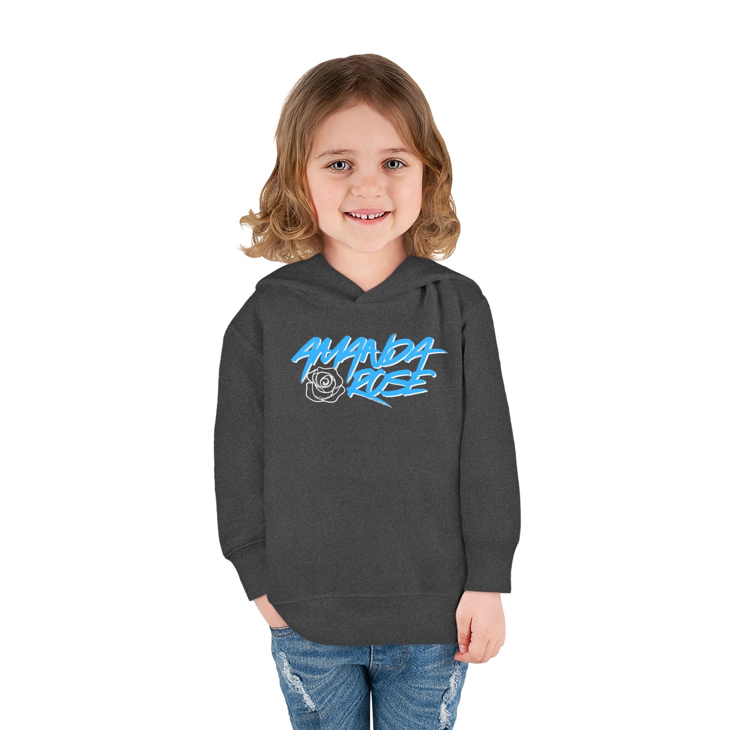 Amanda Rose Blue Toddler Fleece Hoodie