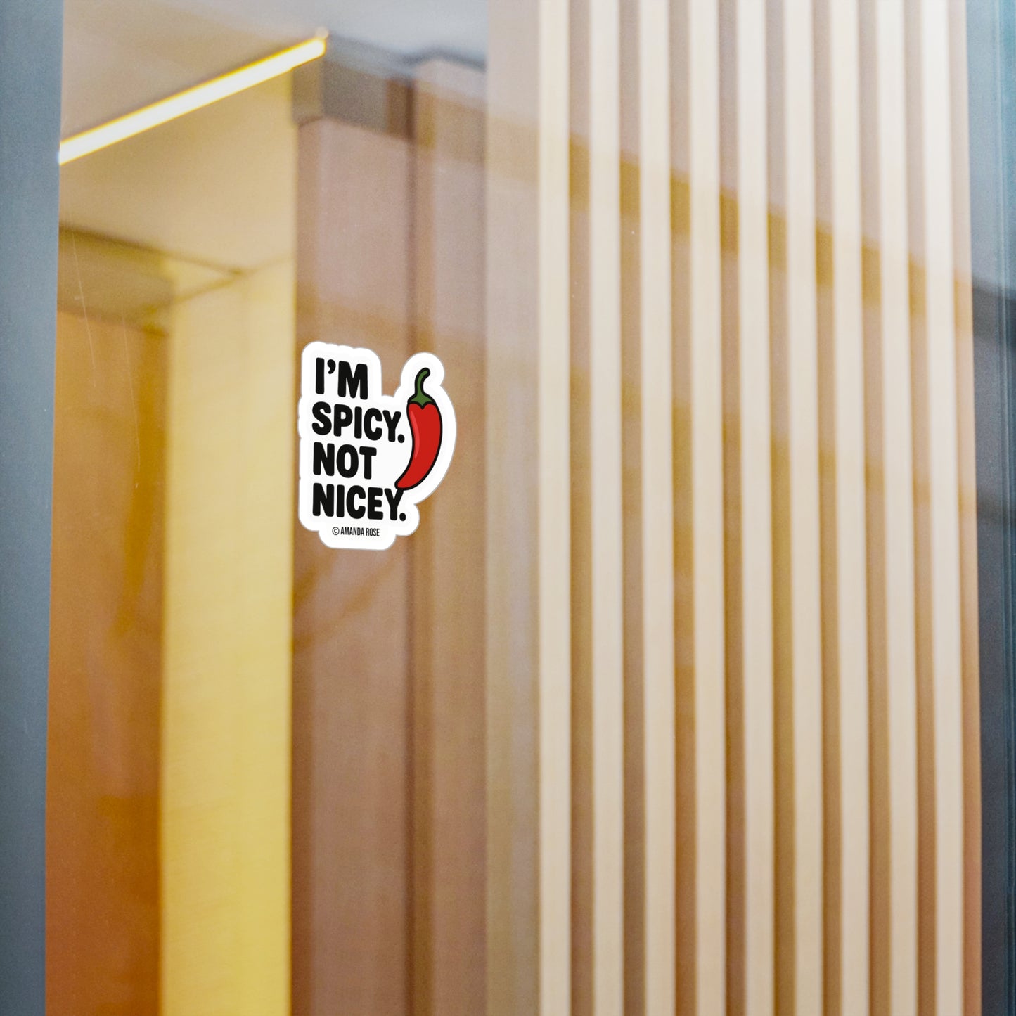 Spicy Not Nicey Sticker