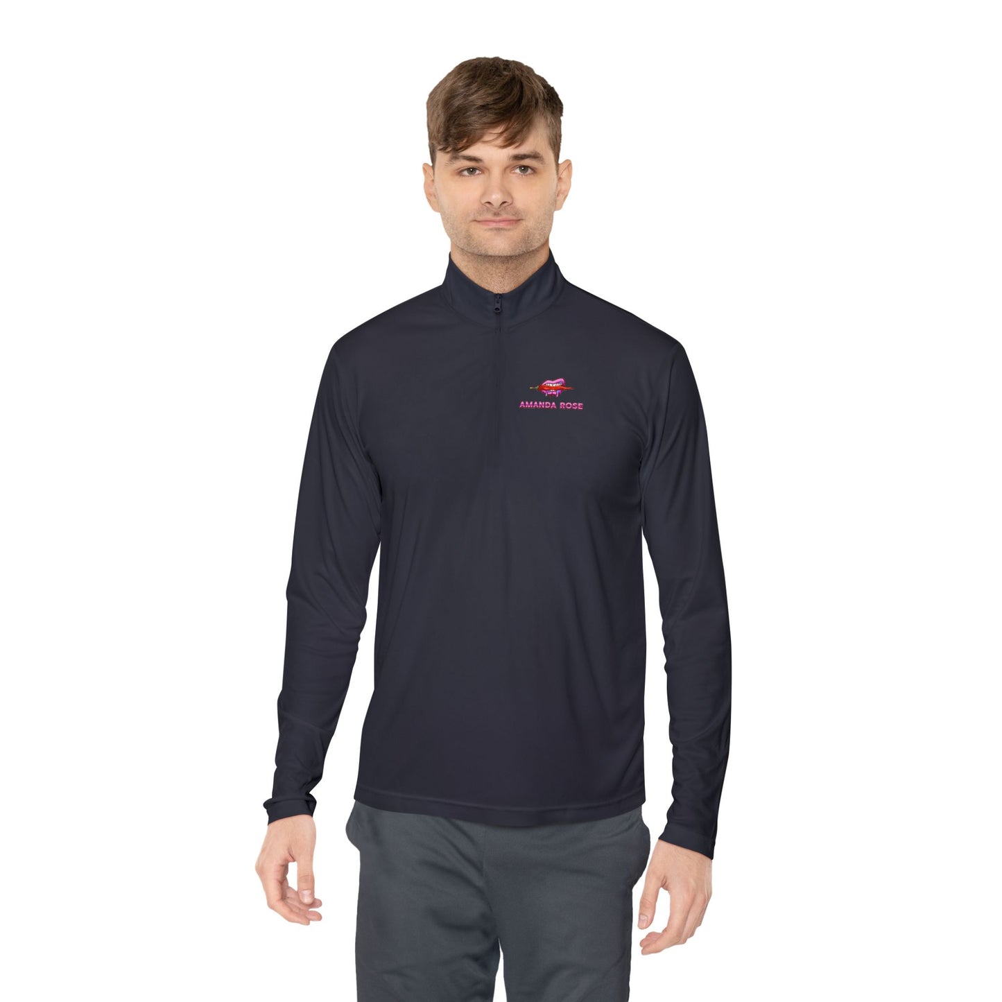 Amanda Rose Unisex Quarter-Zip Pullover