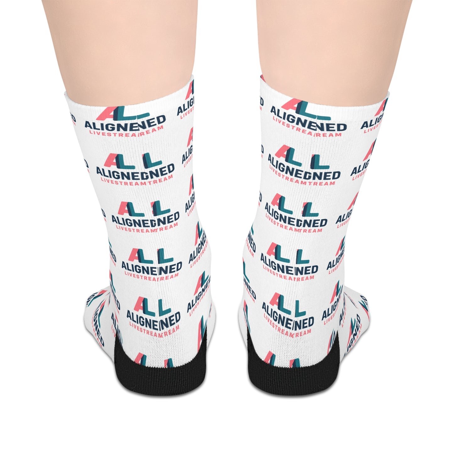 Aligned  Livestream Mid-Length Socks