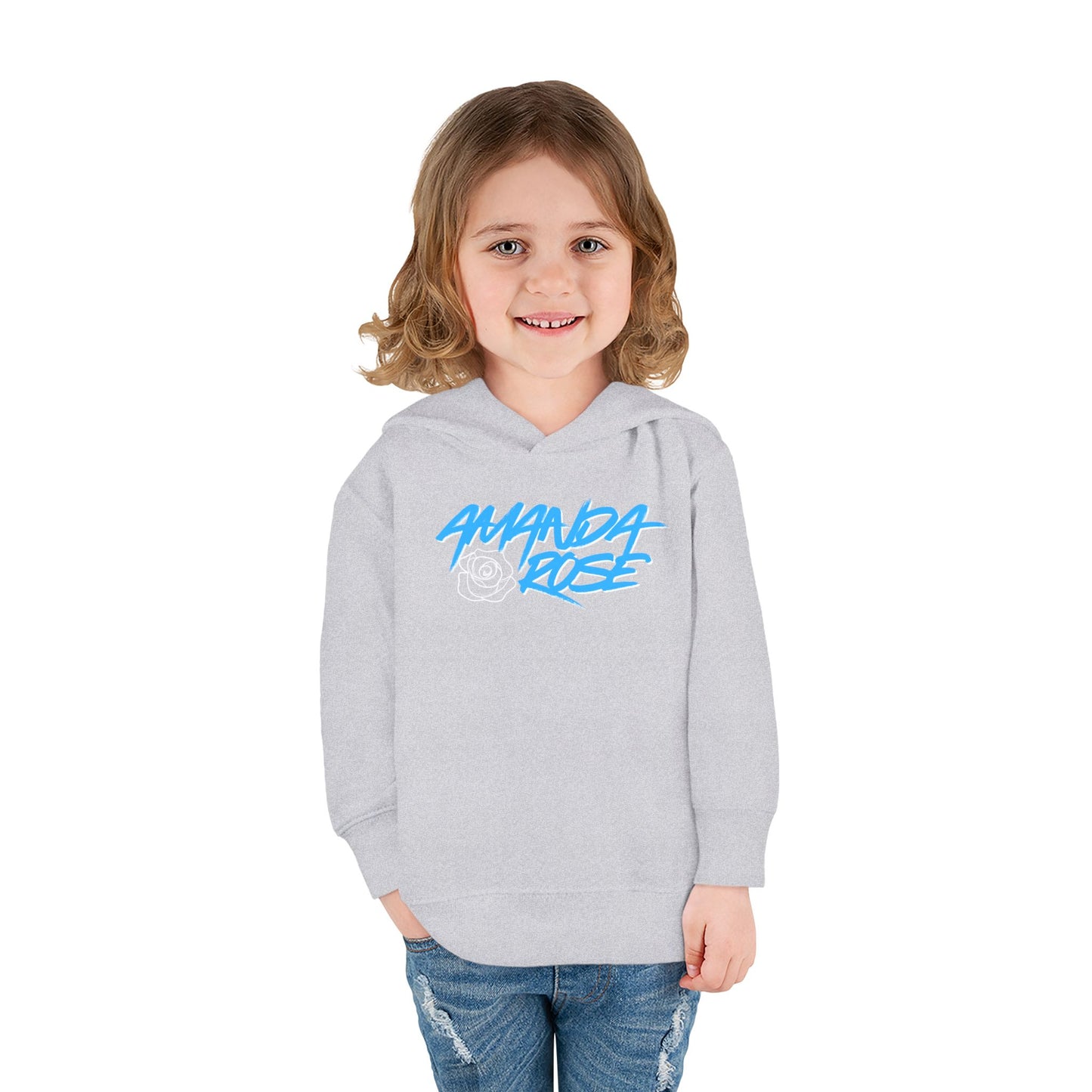 Amanda Rose Blue Toddler Fleece Hoodie