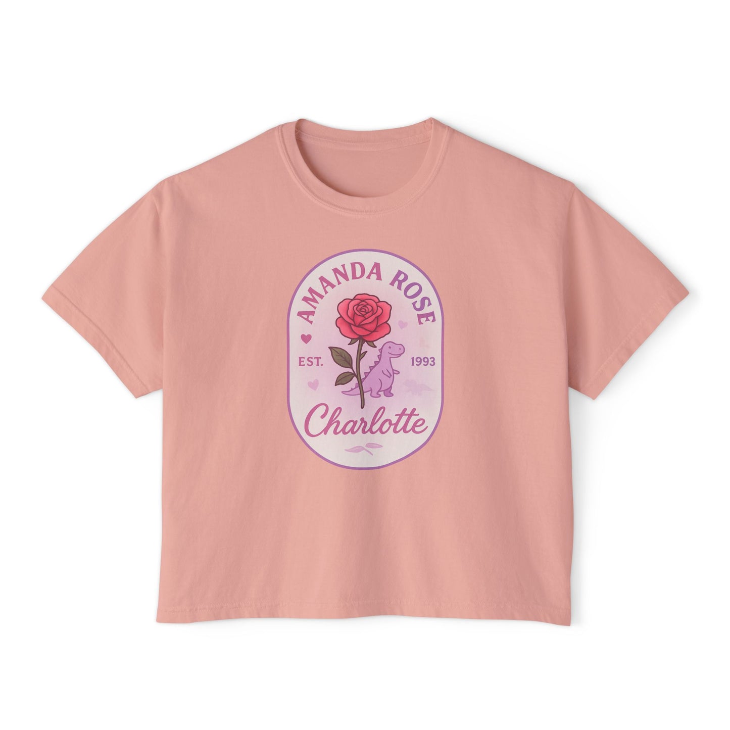 Amanda Rose Women's Boxy Crop Tee