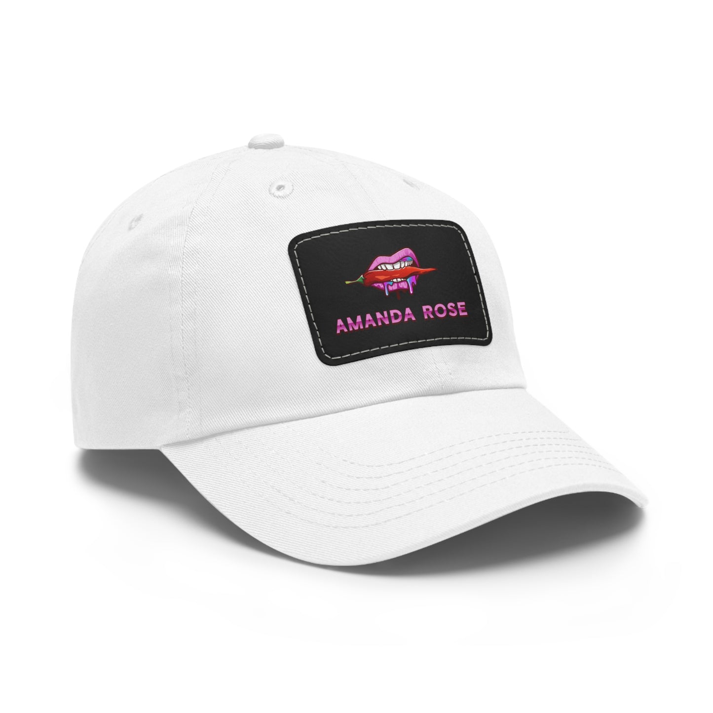 Amanda Rose Dad Hat with Leather Patch