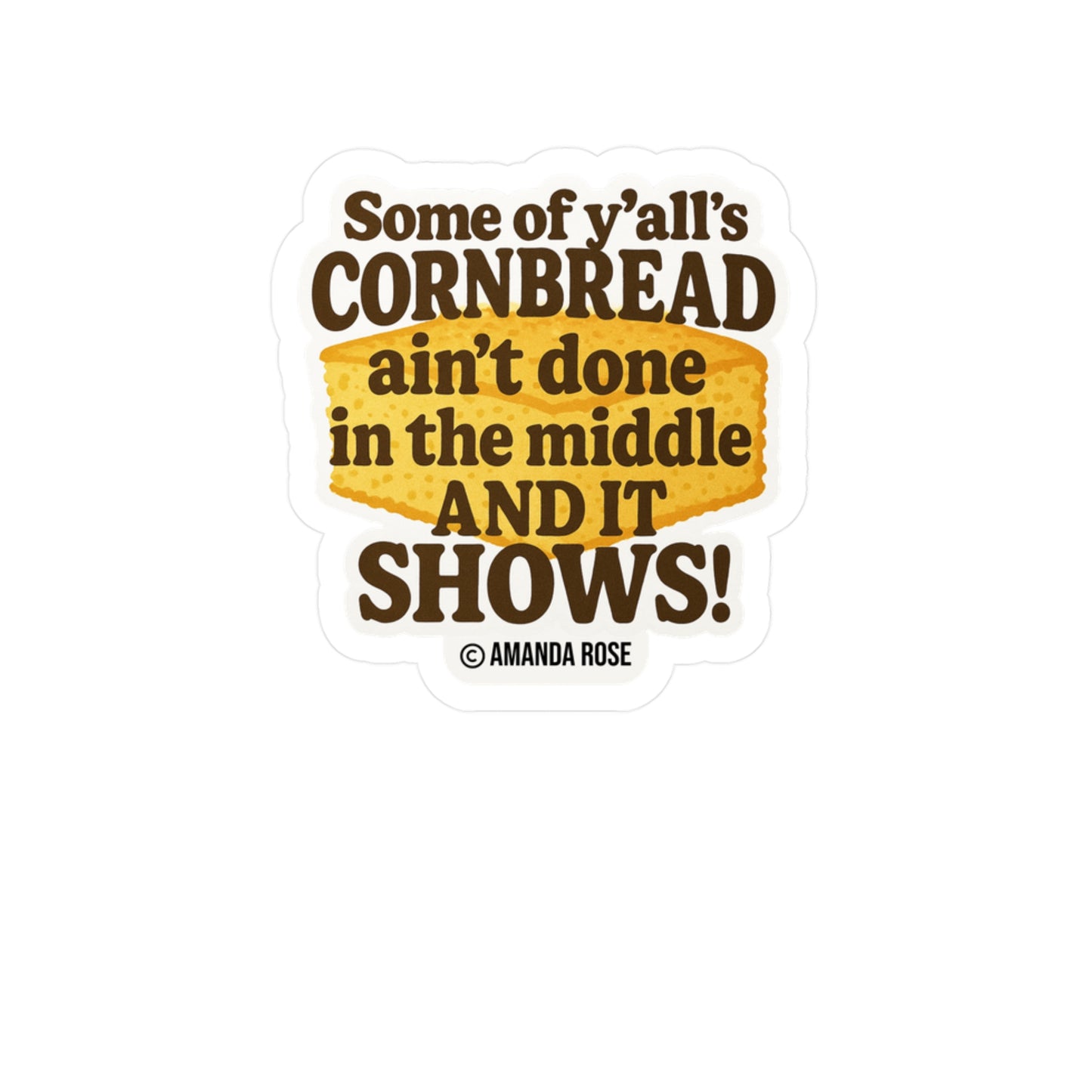 Cornbread Sticker